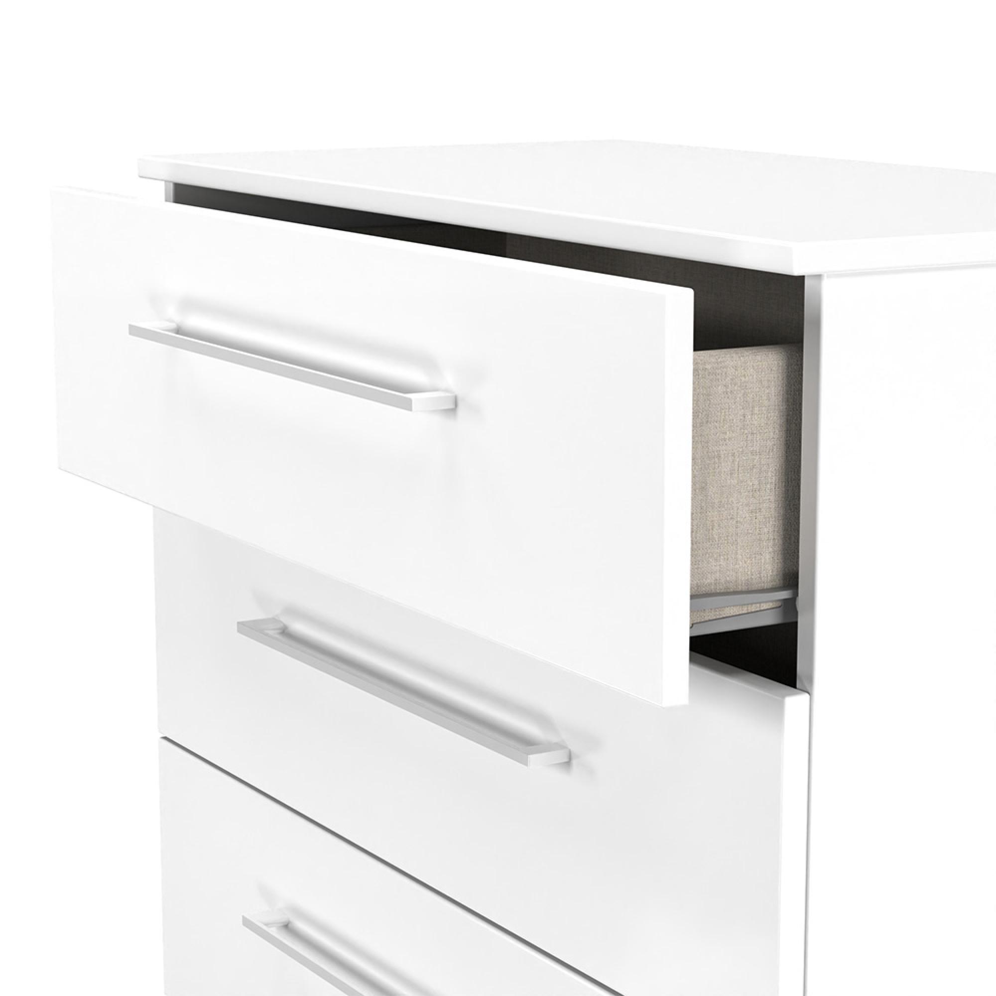 Worcester Chest - 5 Drawer - White