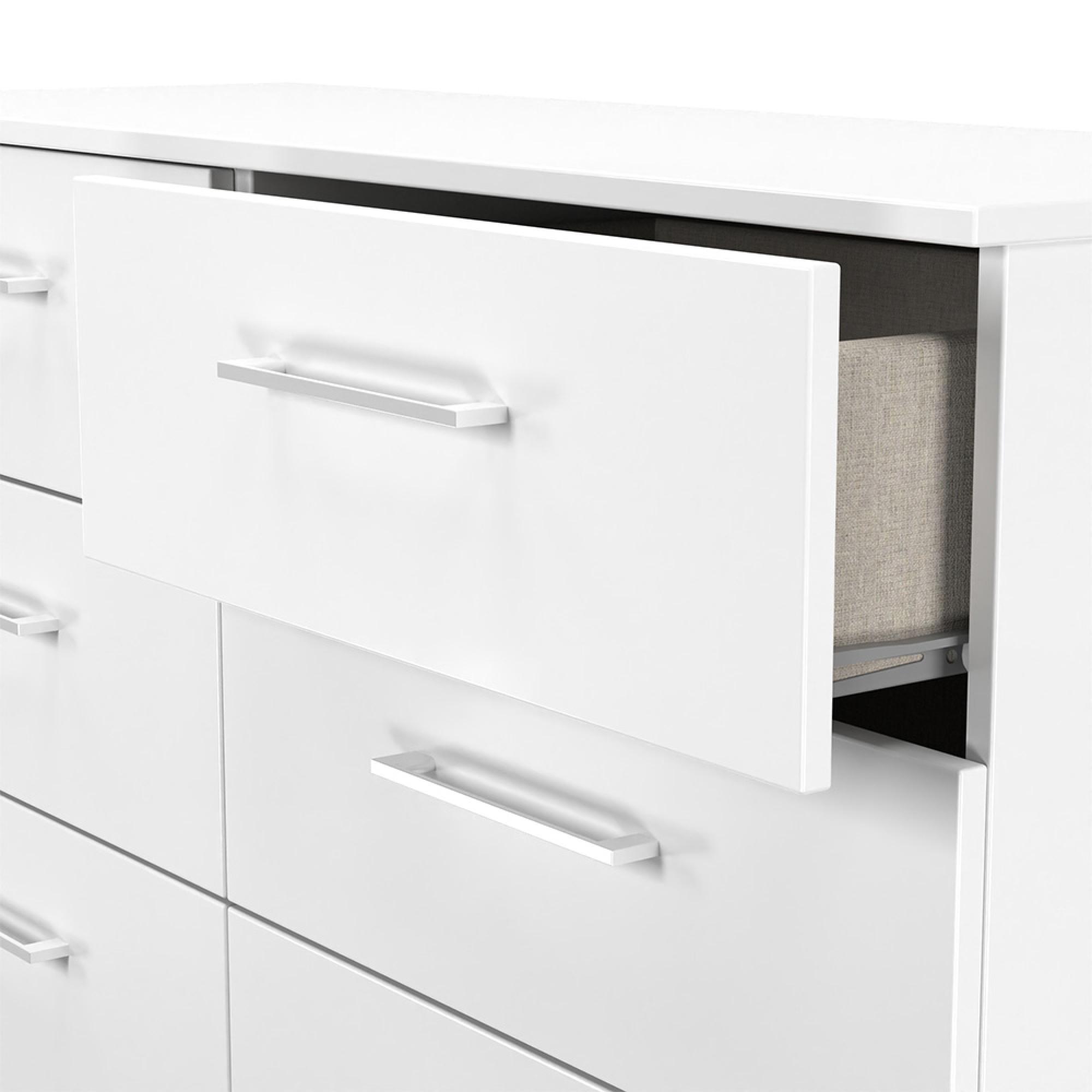 Worcester Chest - 6 Drawer - Midi - White