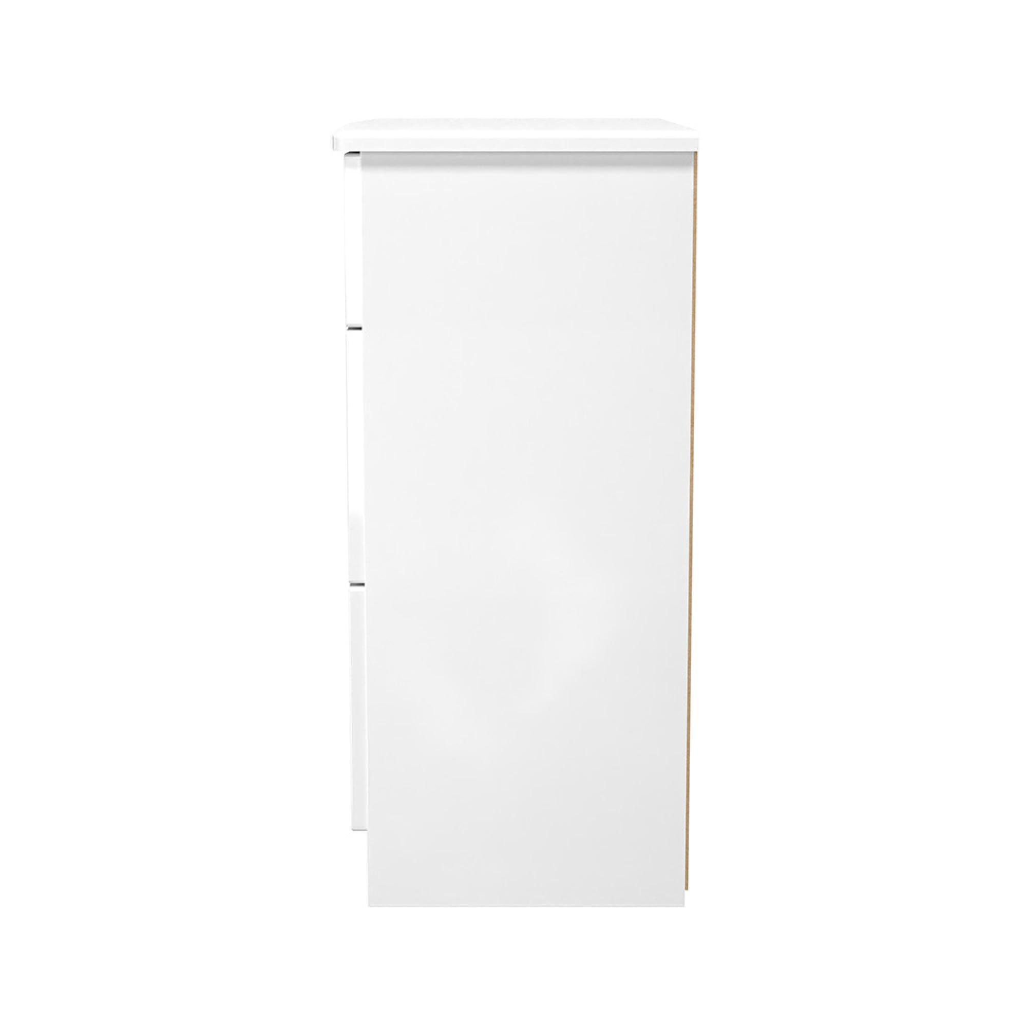 Camden Chest - 3 Drawer - Deep - White Gloss