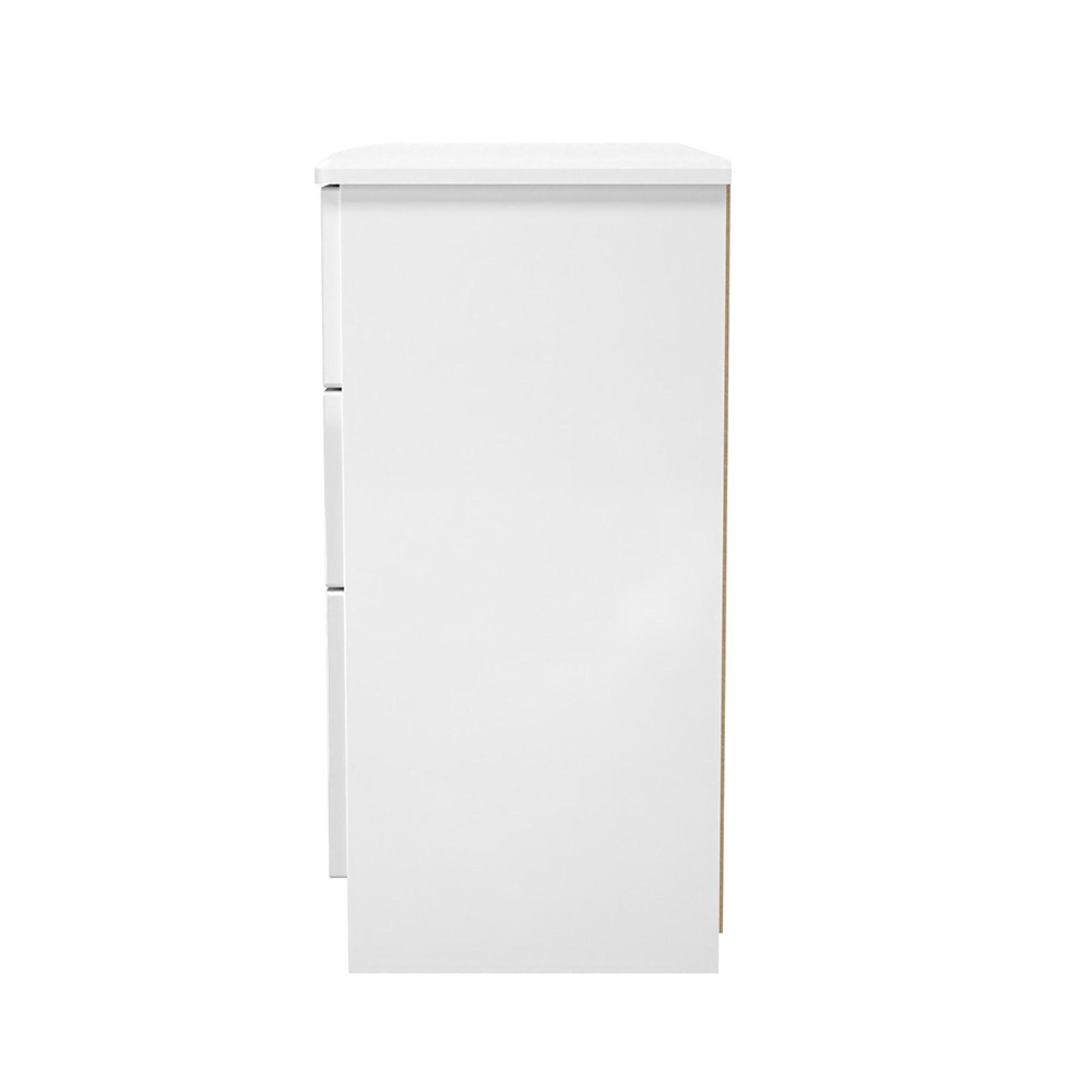 Camden Chest - 6 Drawer - Midi - White Gloss