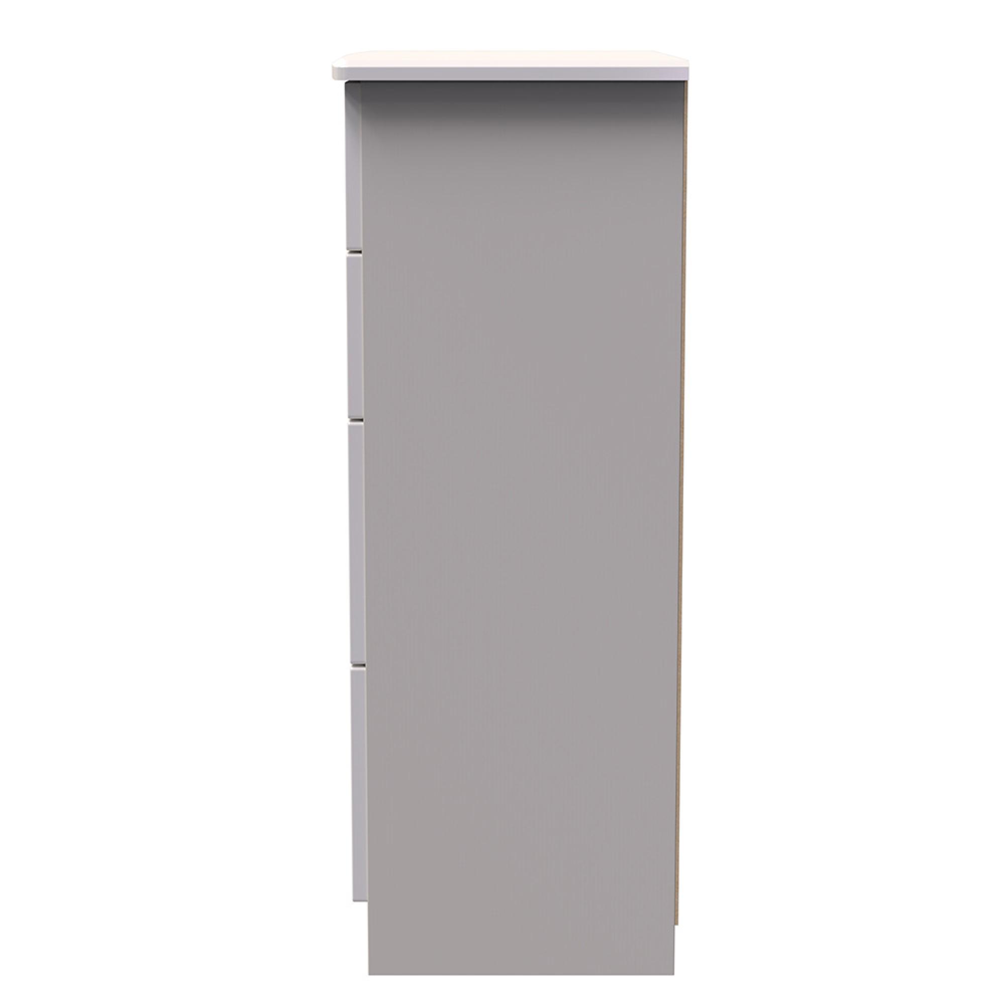 Camden Chest - 4 Drawer - Deep - Gloss Cashmere