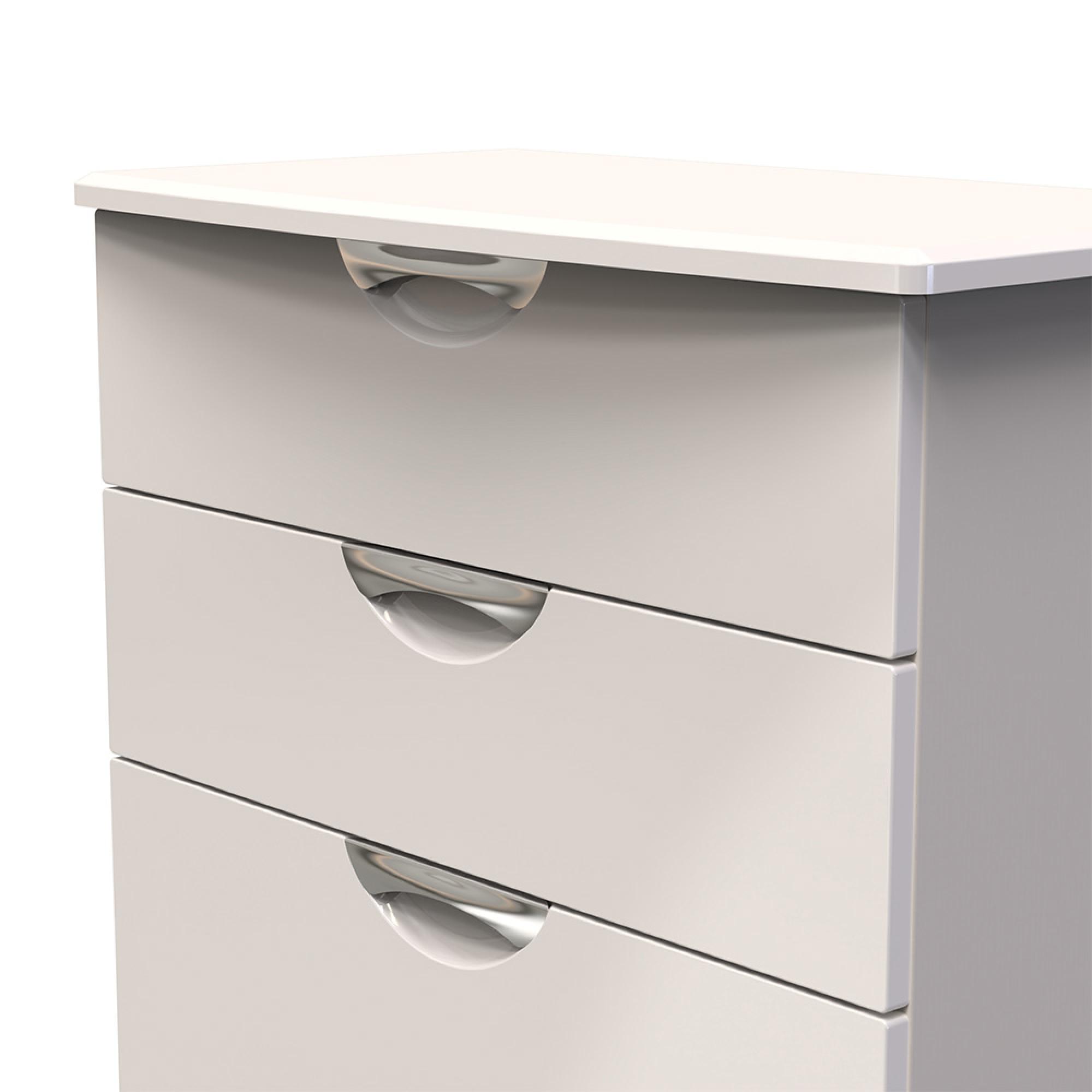 Camden Chest - 4 Drawer - Deep - Gloss Cashmere