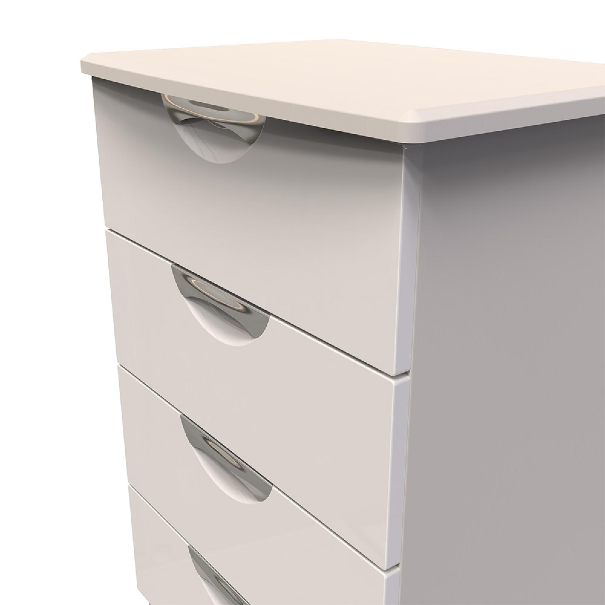 Camden Chest - 4 Drawer - Midi - Cashmere