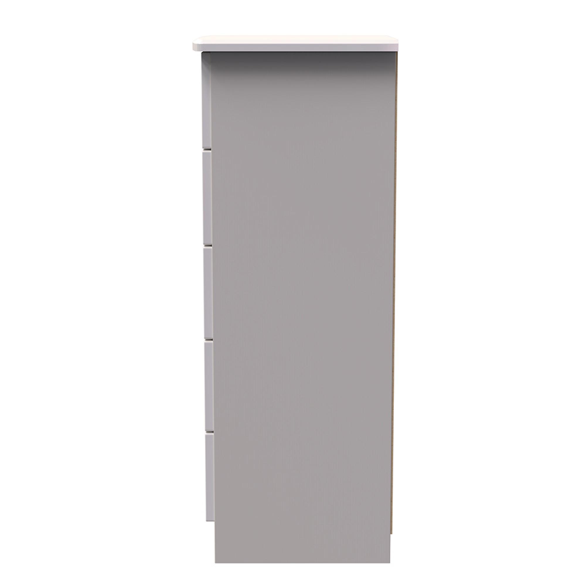 Camden Chest - 5 Drawer - Narrow - Cashmere