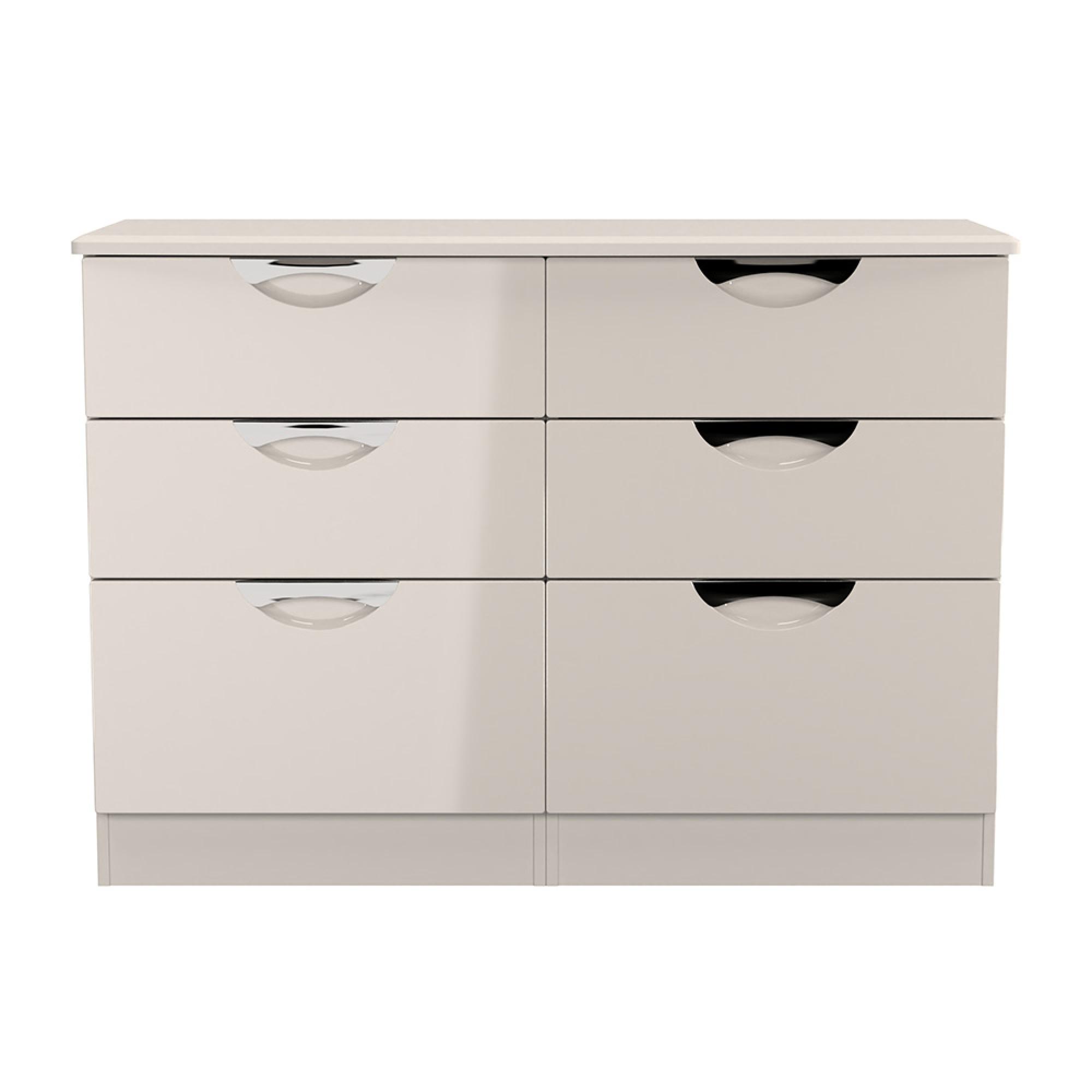 Camden Chest - 6 Drawer - Midi - Cashmere
