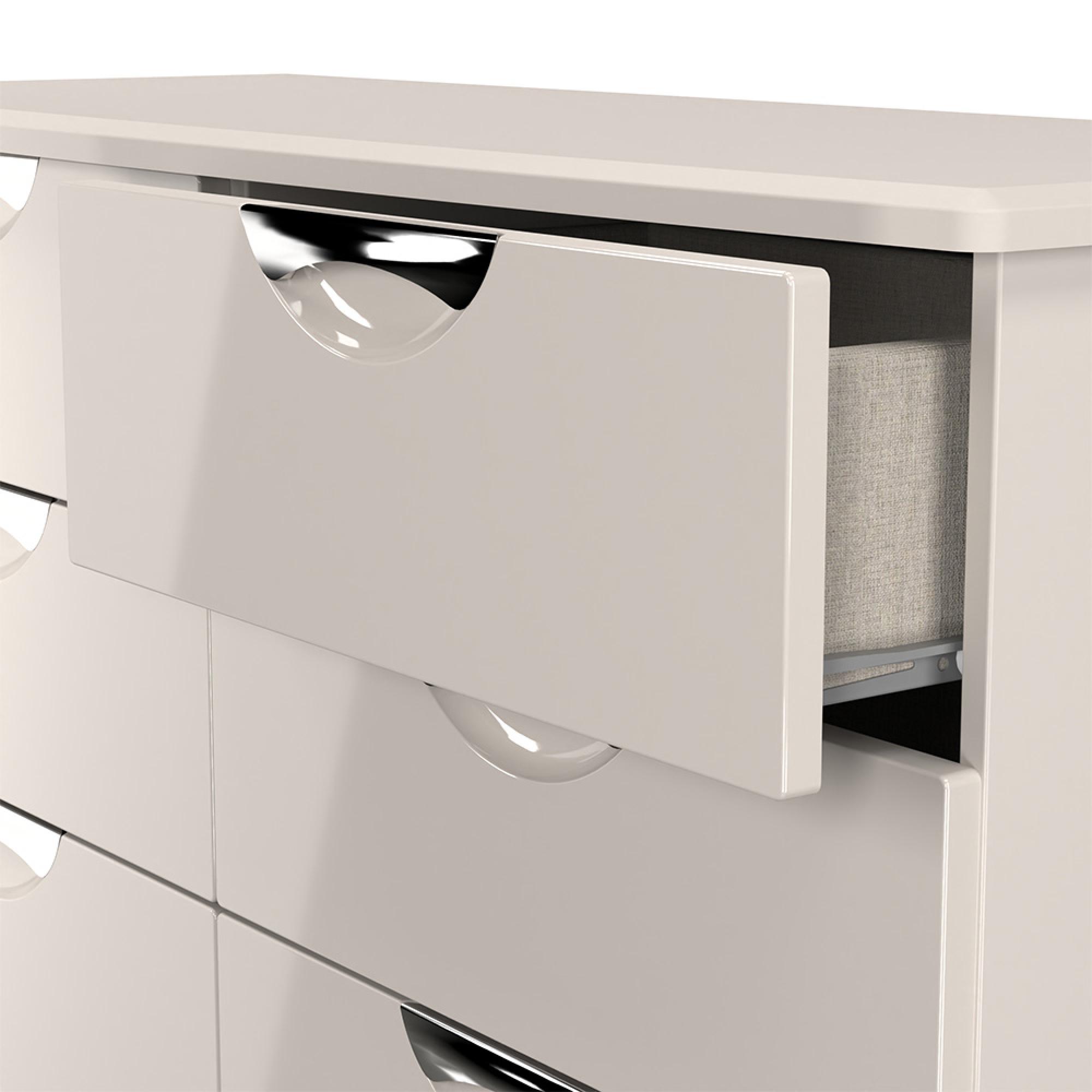 Camden Chest - 6 Drawer - Midi - Cashmere