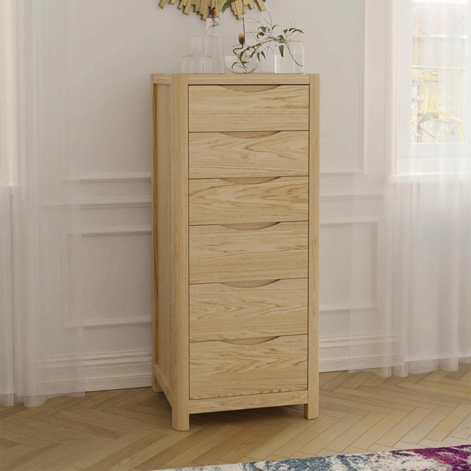 Stockholm Chest - 6 Drawer - Tall - Oak