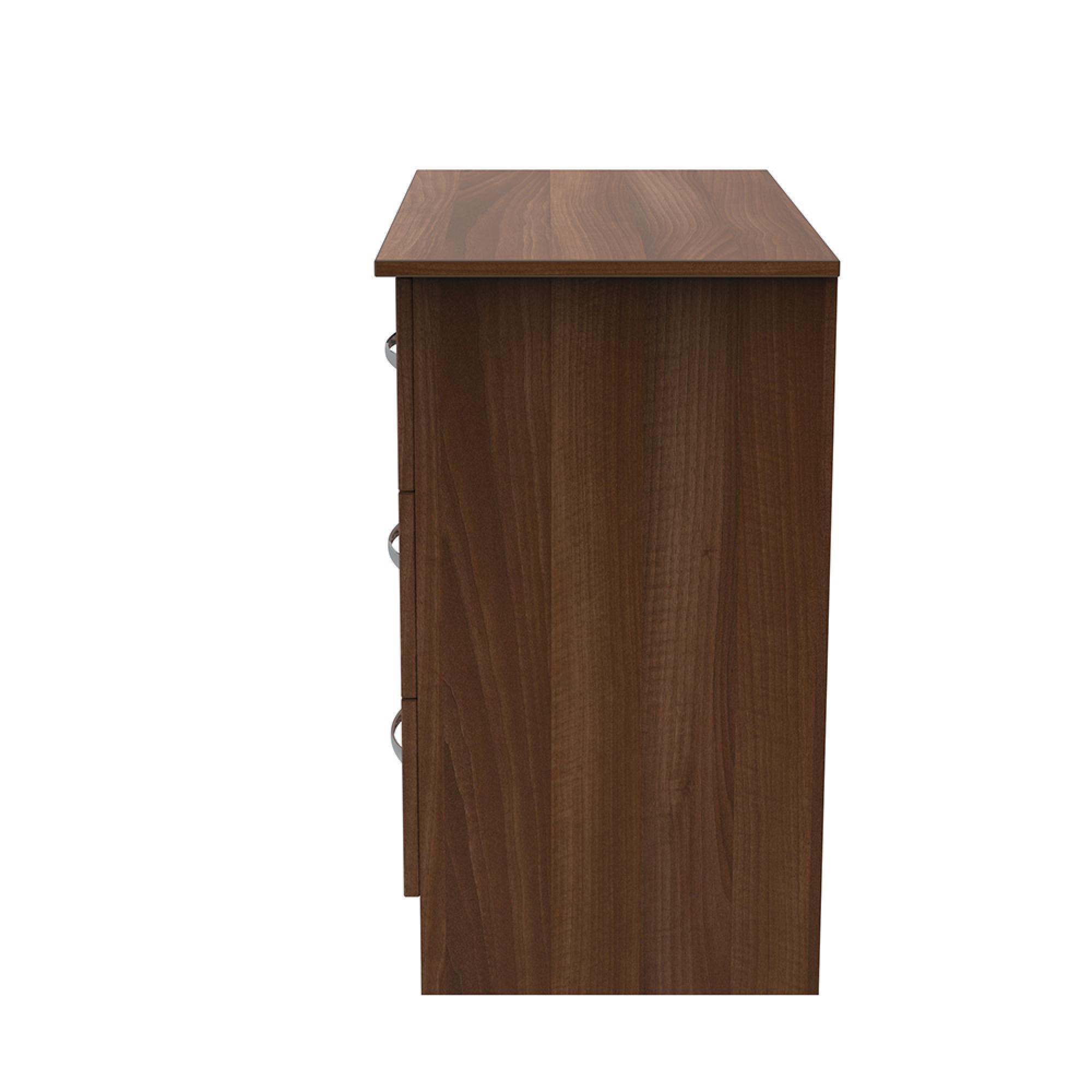 Avon Chest - 3 Drawer - Small - Walnut