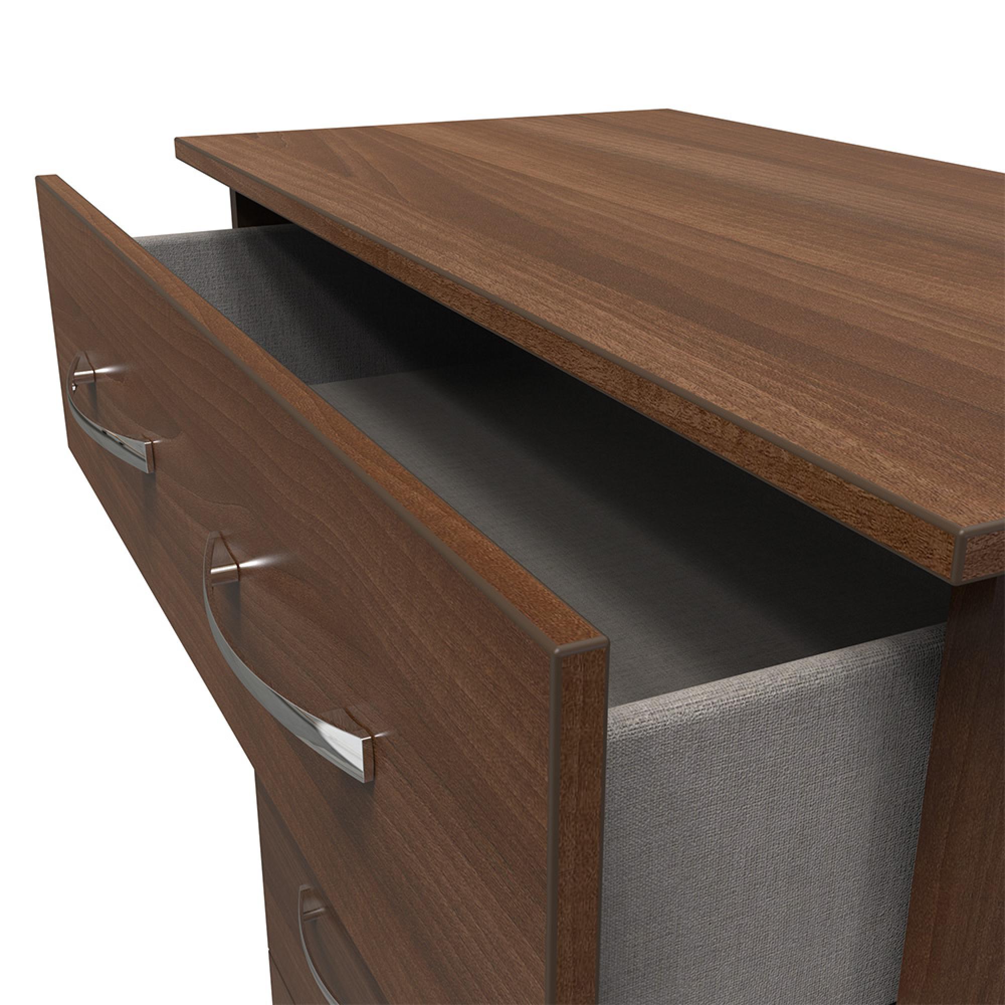 Avon Chest - 4 Drawer - Deep - Walnut