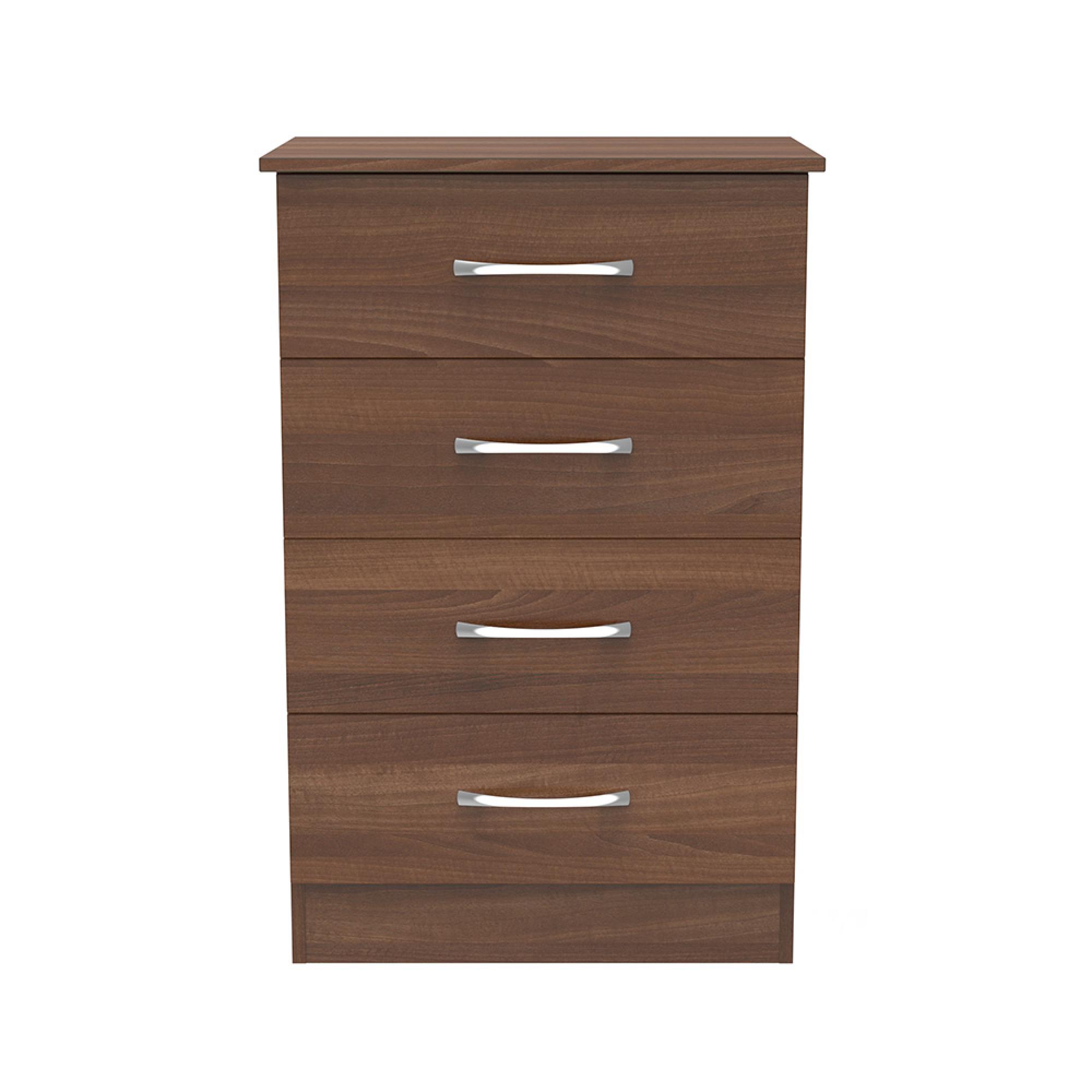 Avon Chest - 4 Drawer - Midi - Walnut