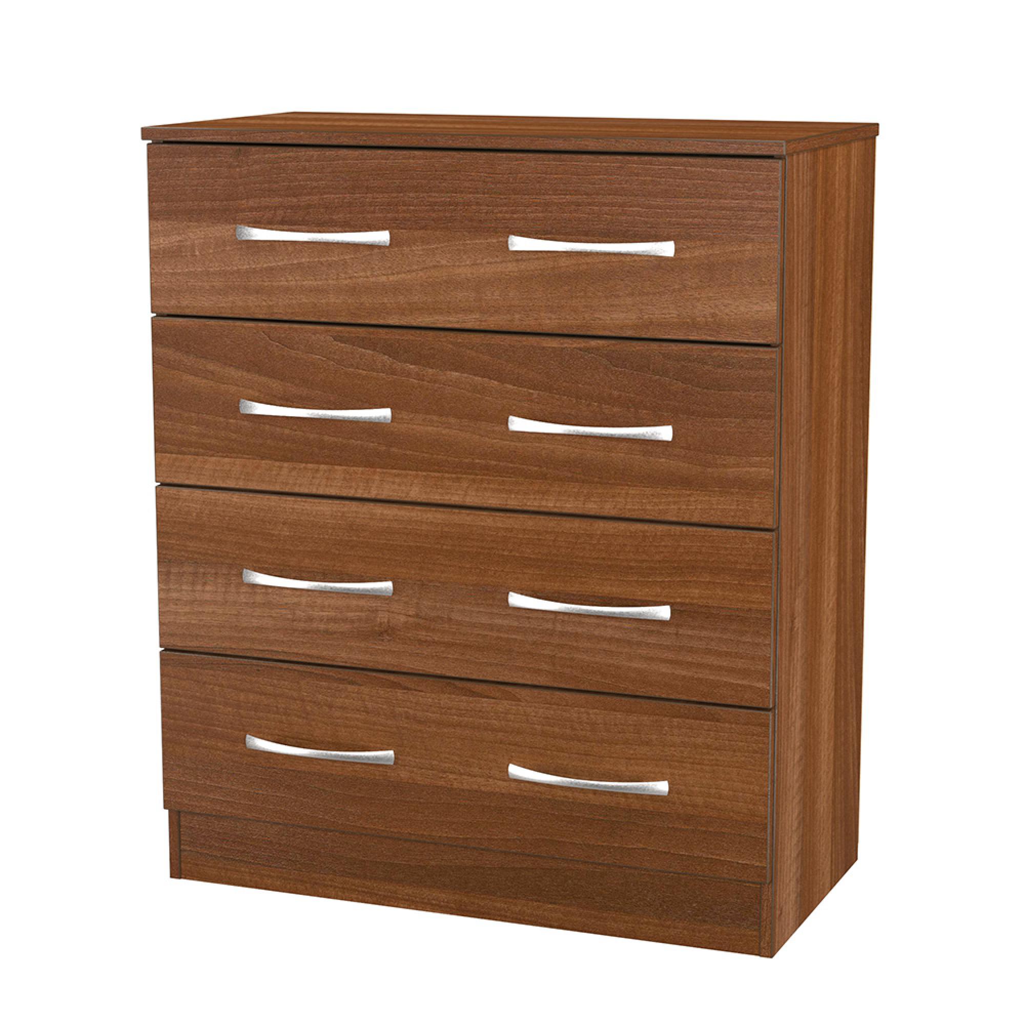 Avon Chest - 4 Drawer - Walnut