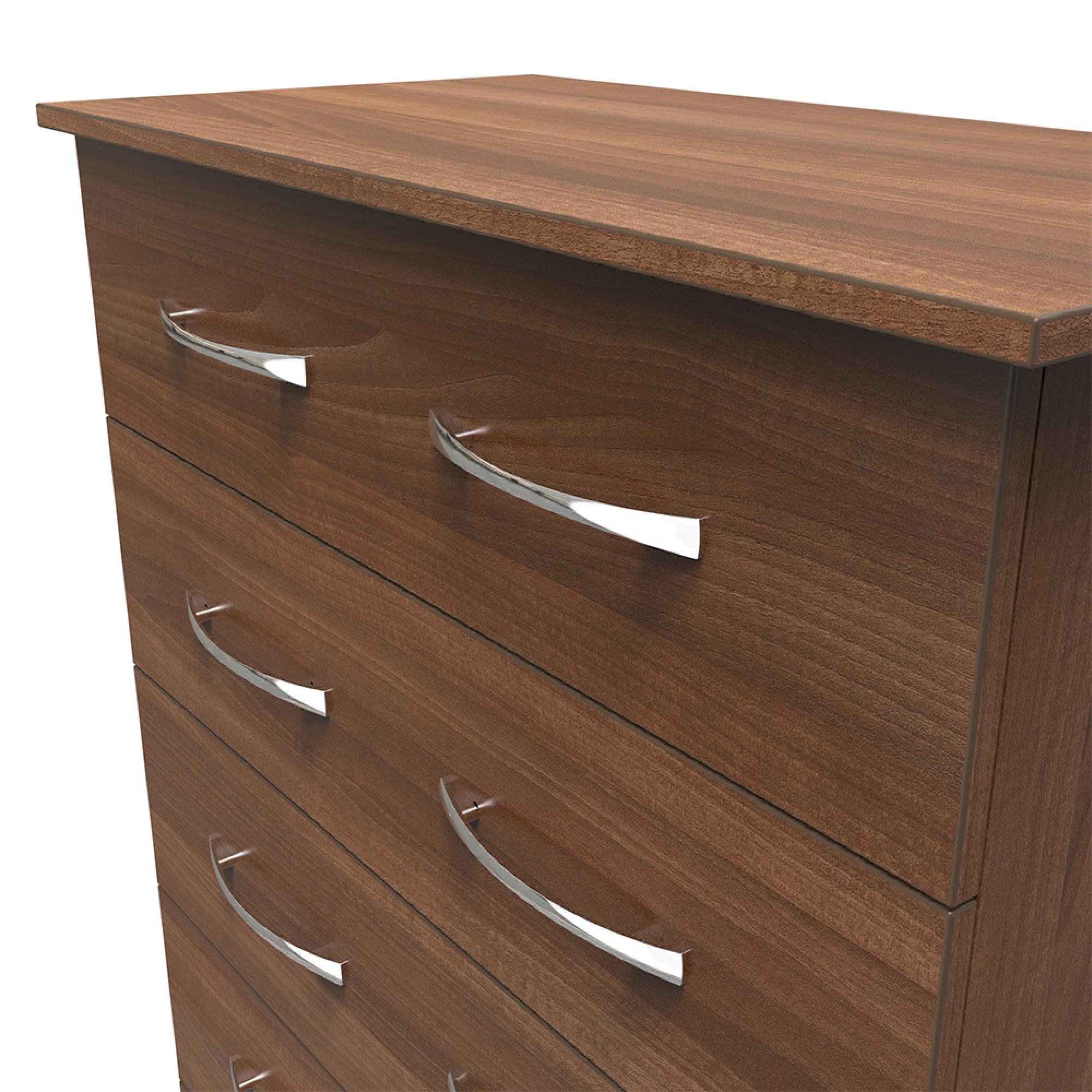 Avon Chest - 5 Drawer - Walnut