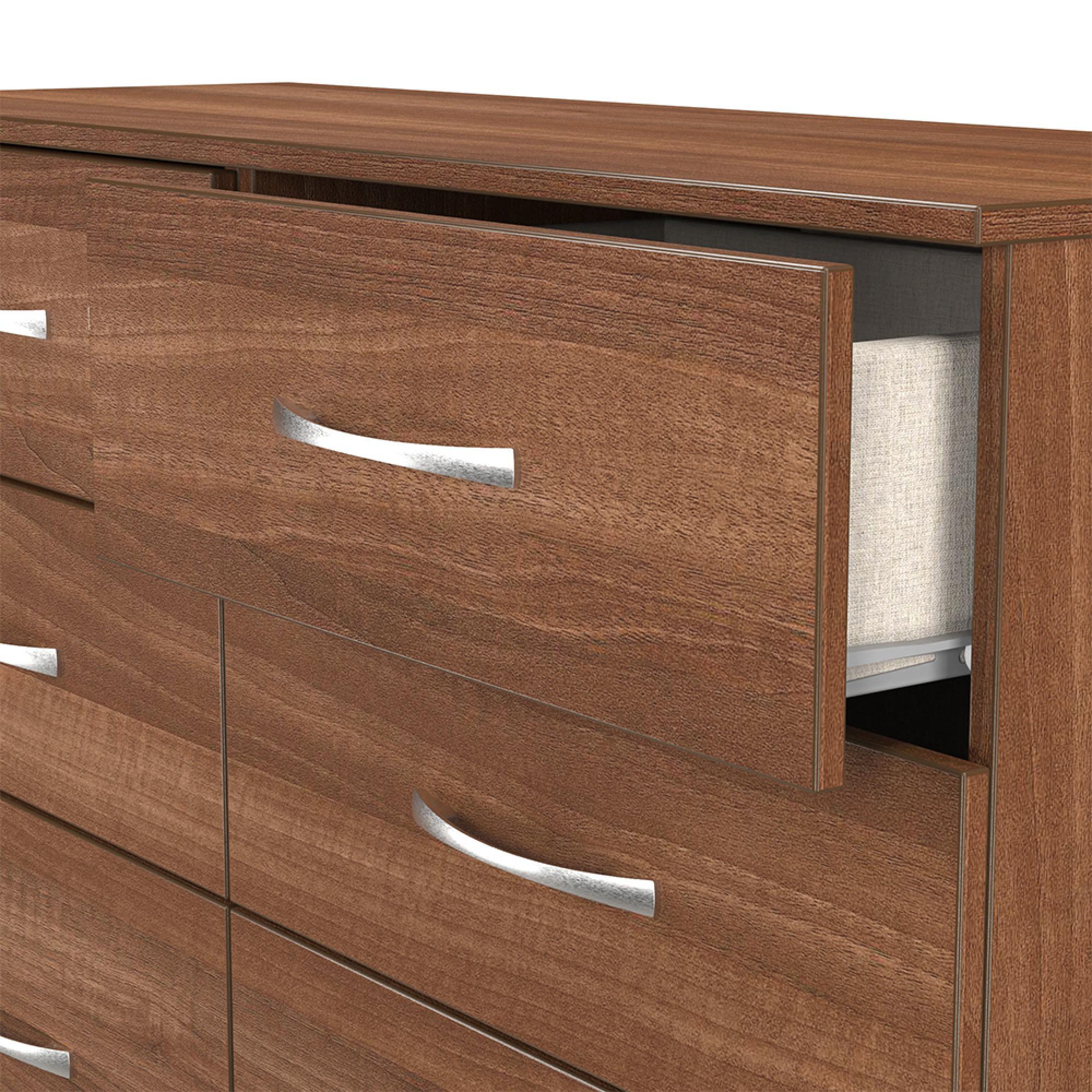 Avon Chest - 6 Drawer - Midi - Walnut
