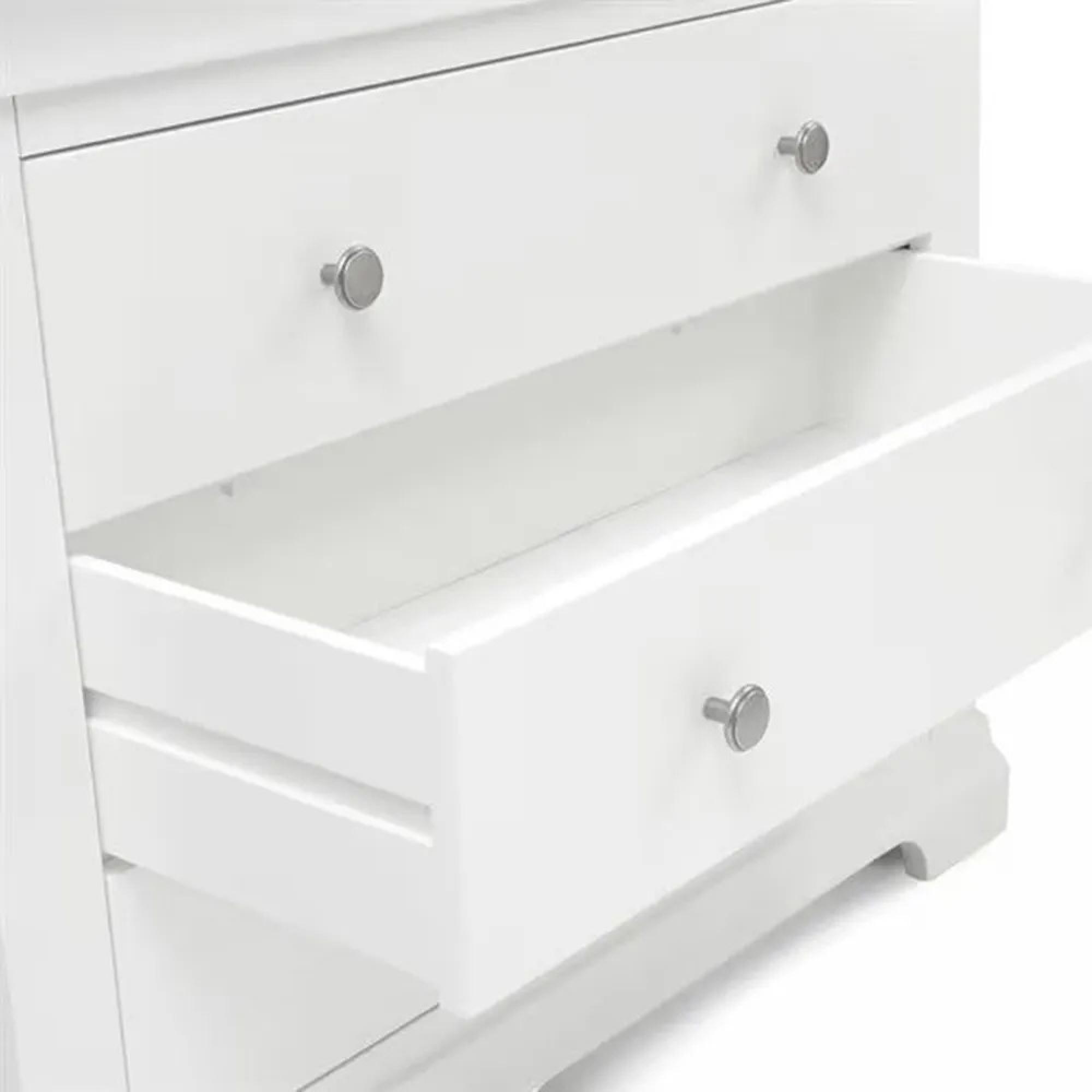 Paisley Chest - 3 Drawer - Wide - White Painted