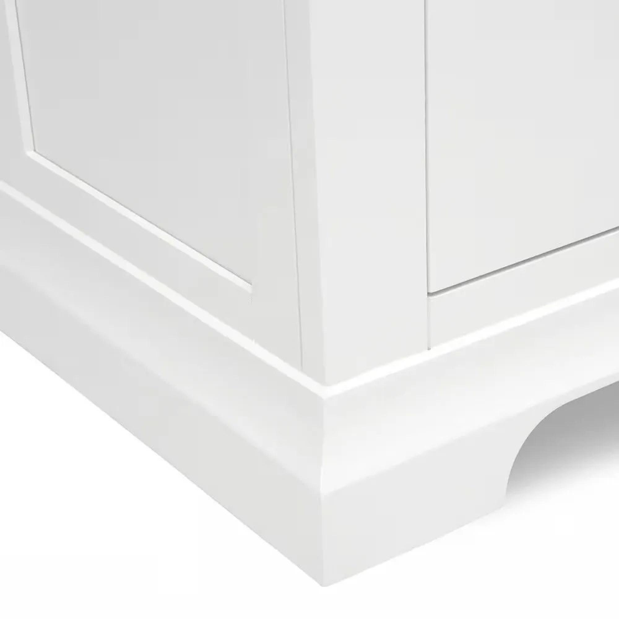 Paisley Chest - 3 Drawer - Wide - White Painted