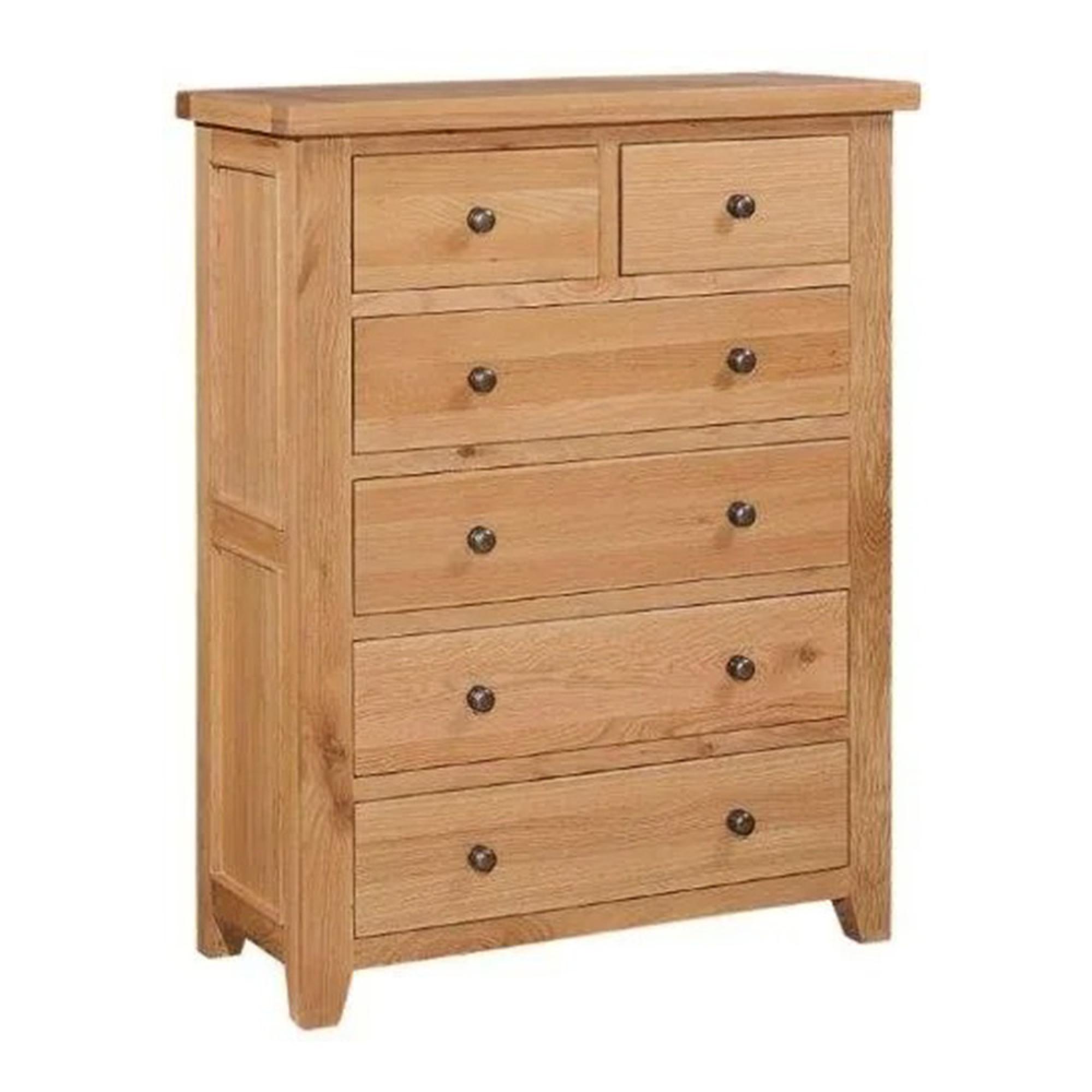 Appleby Chest - 2+4 Drawer - Tall - Oak