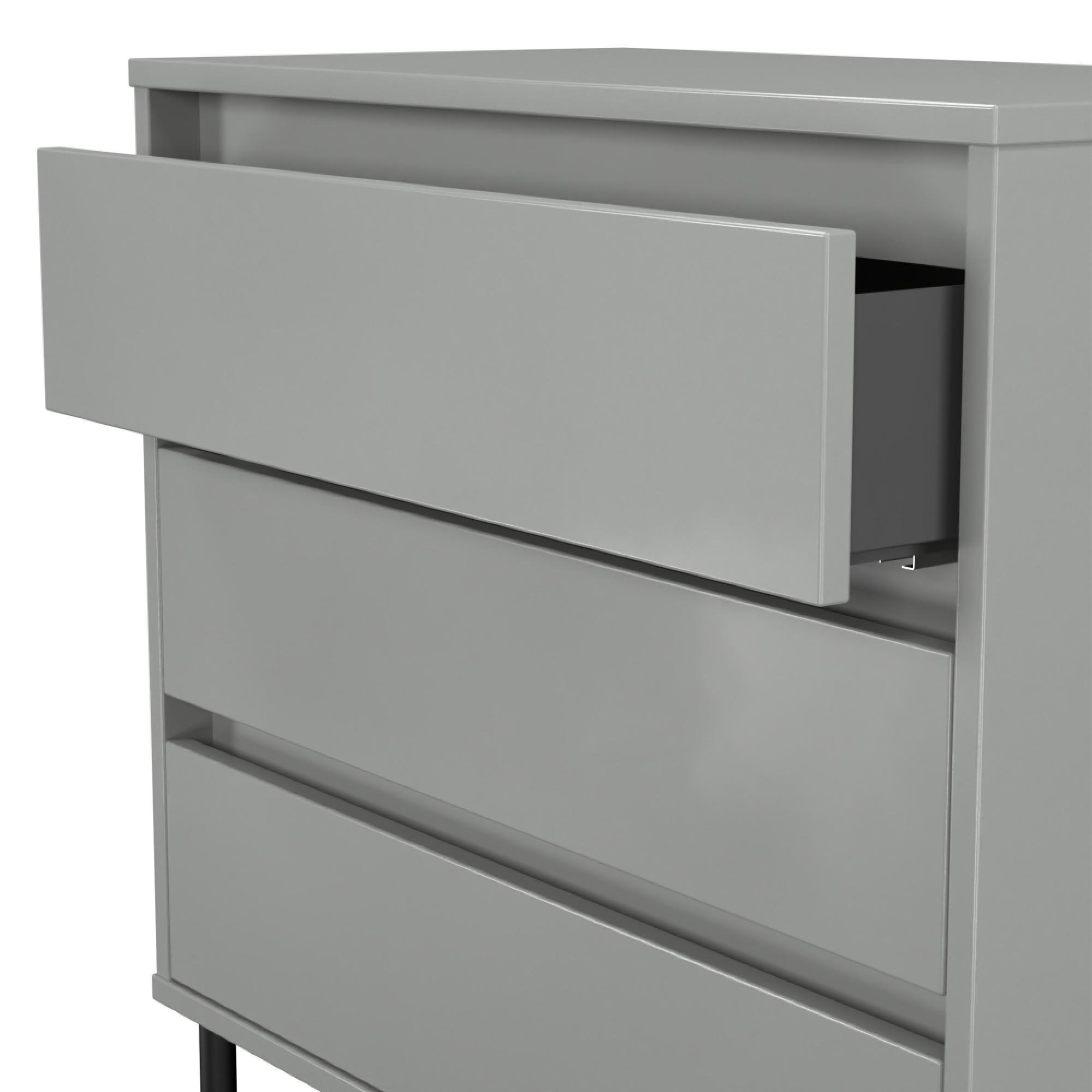 Leona Chest - 3 Drawer - Dusk Grey