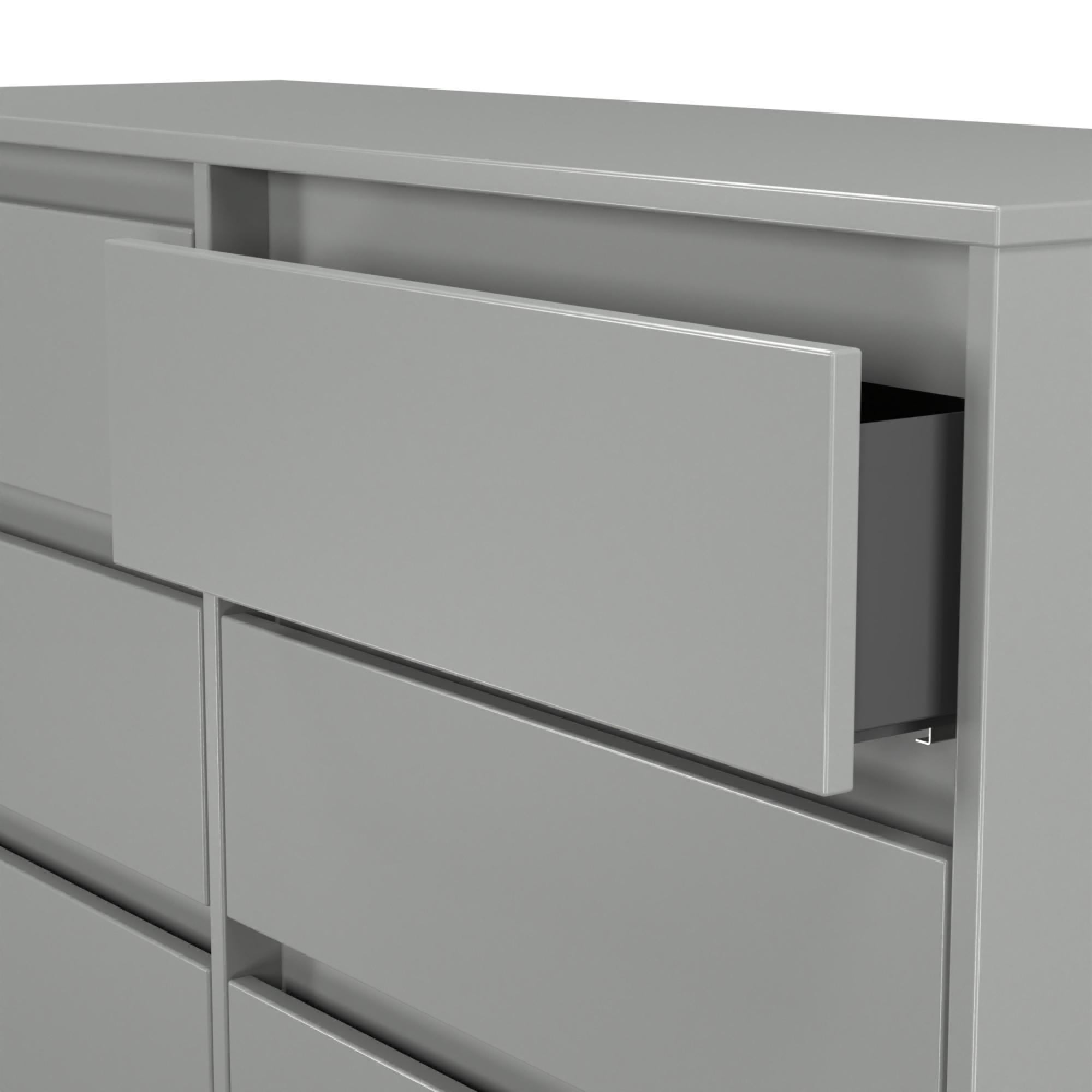 Leona Chest - 6 Drawer - Midi - Dusk Grey