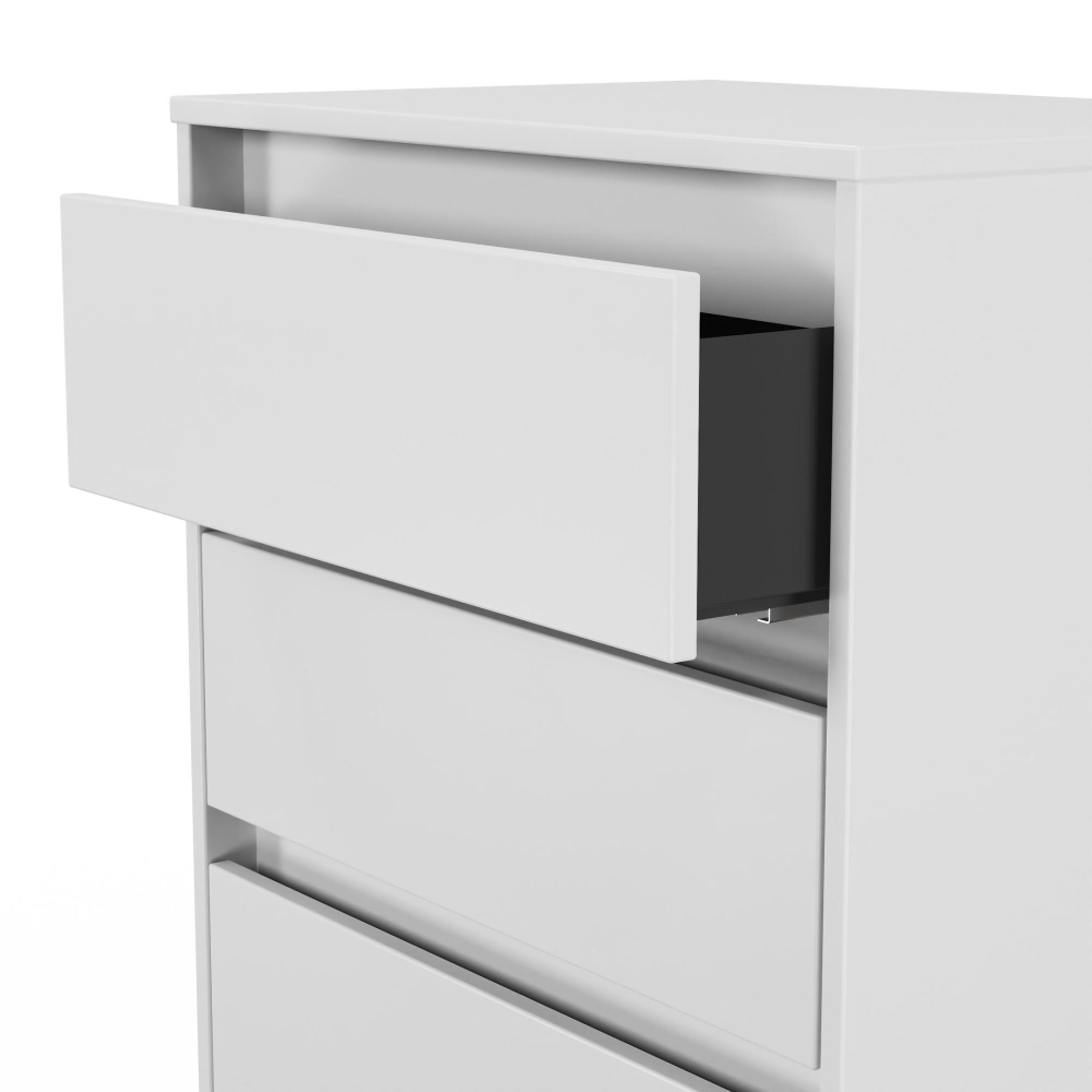 Leona Chest - 3 Drawer - Midi - White Matt