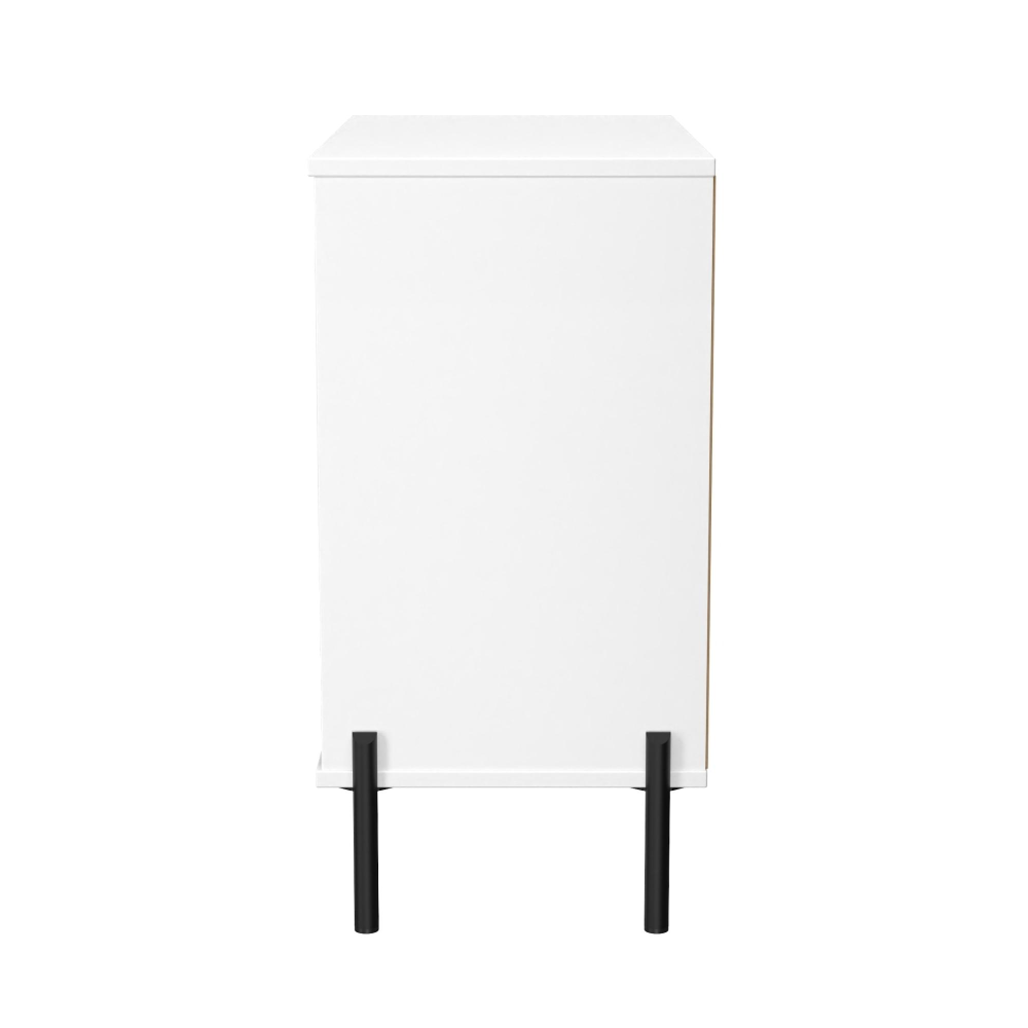 Leona Chest - 3 Drawer - White Matt