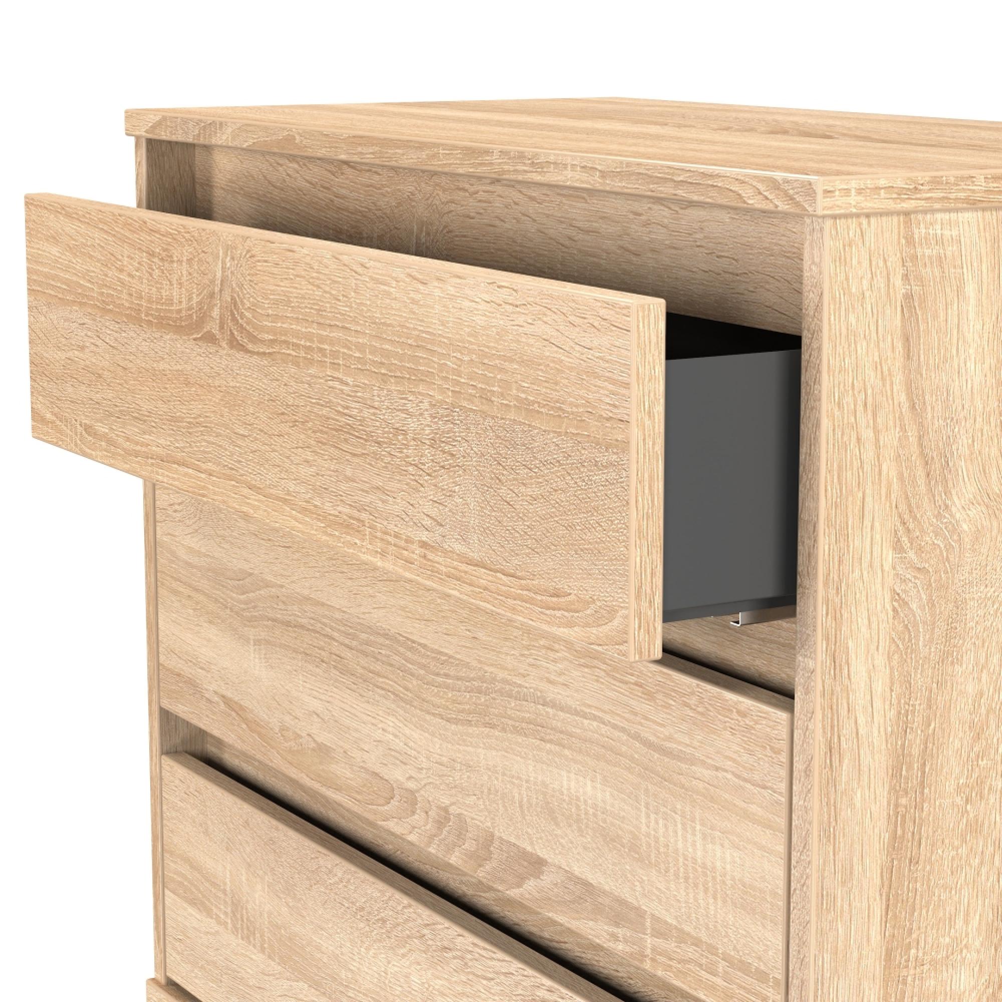 Leona Chest - 3 Drawer - Bardolino Oak