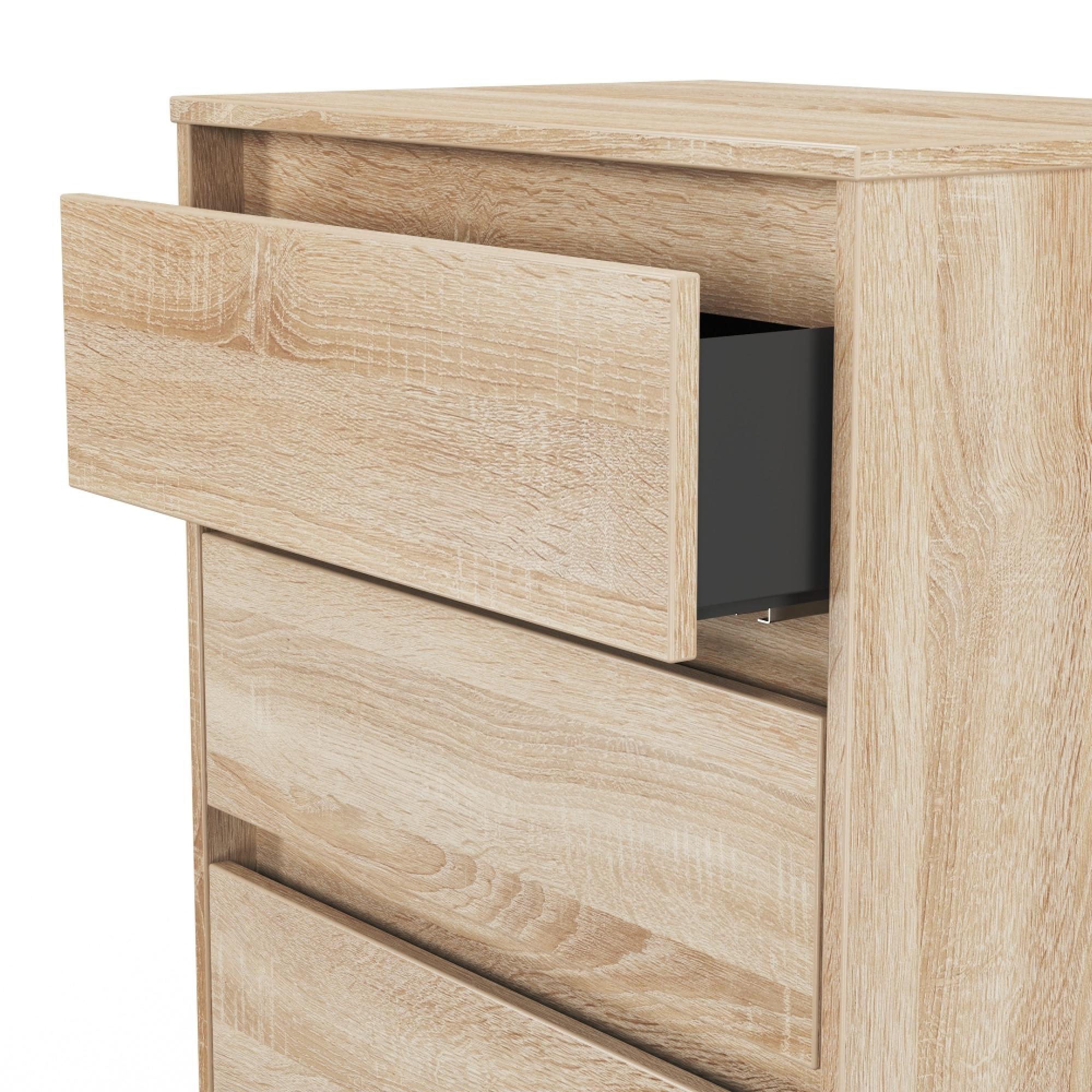 Leona Chest - 3 Drawer - Midi - Bardolino Oak
