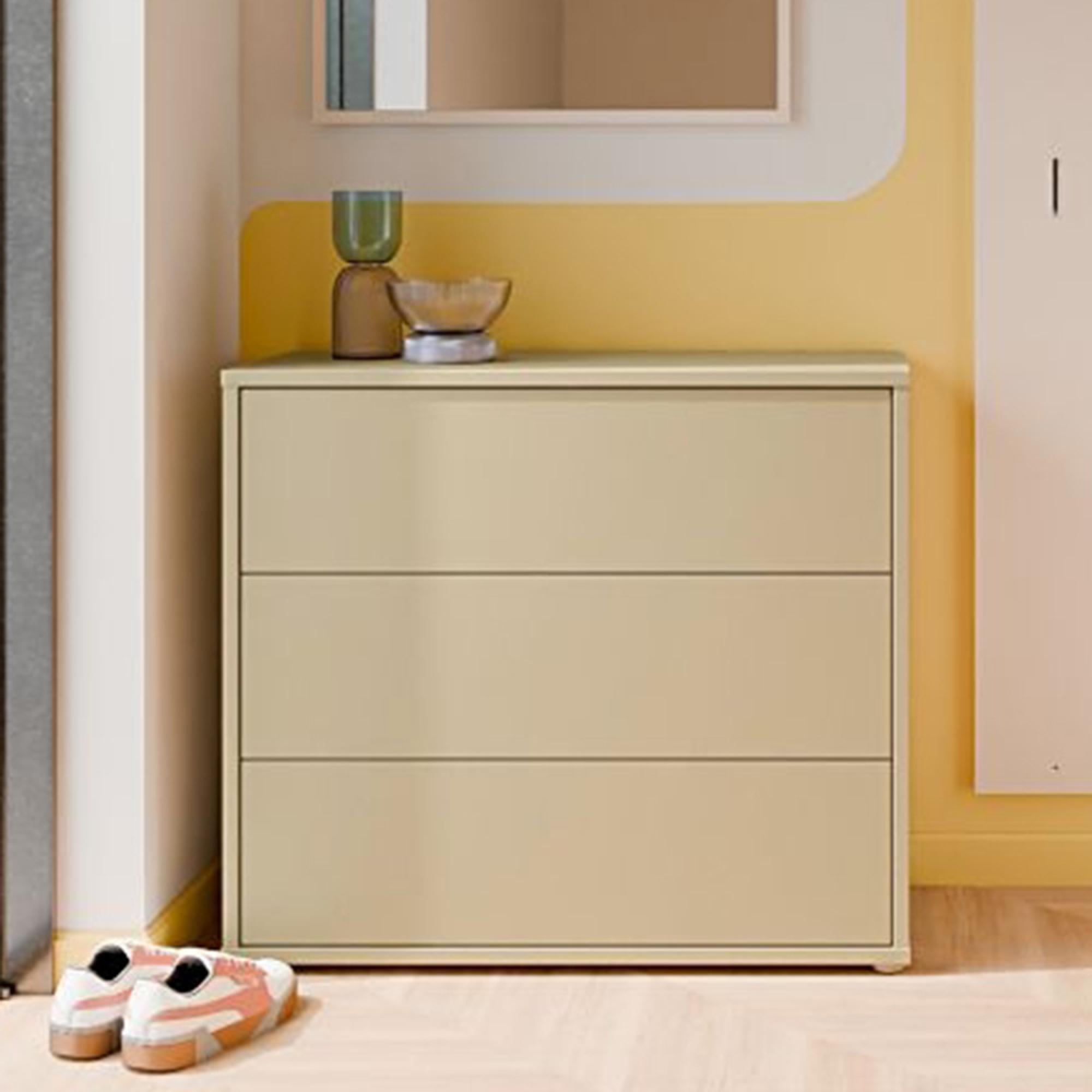 Alice Springs Chest - 3 Drawer - Butter Yellow