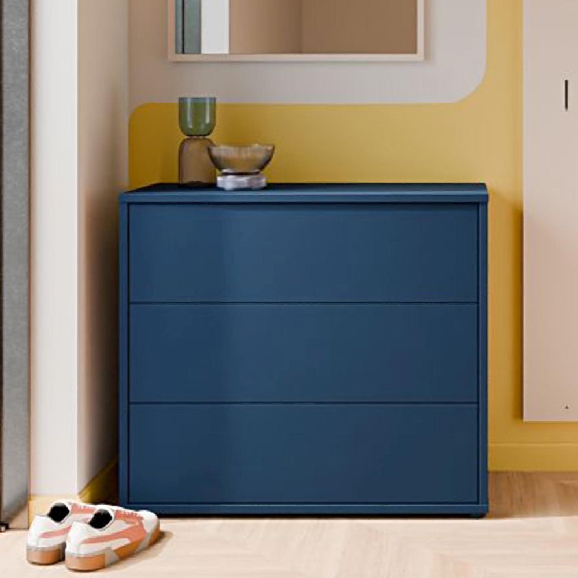 Alice Springs Chest - 3 Drawer - Night Blue