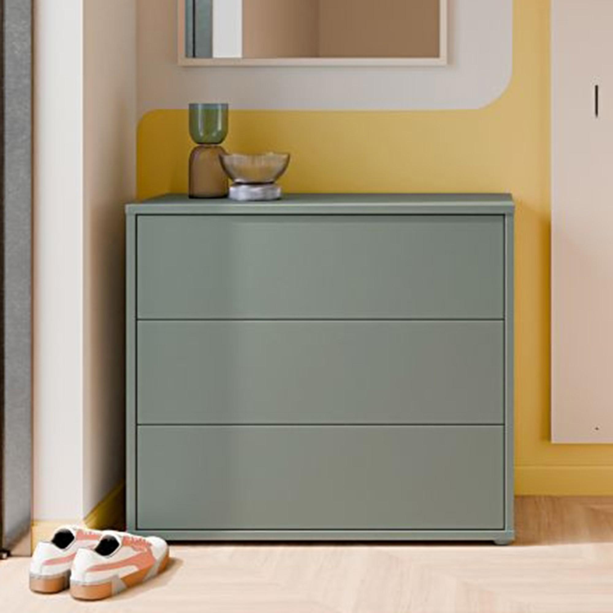 Alice Springs Chest - 3 Drawer - Sage Green