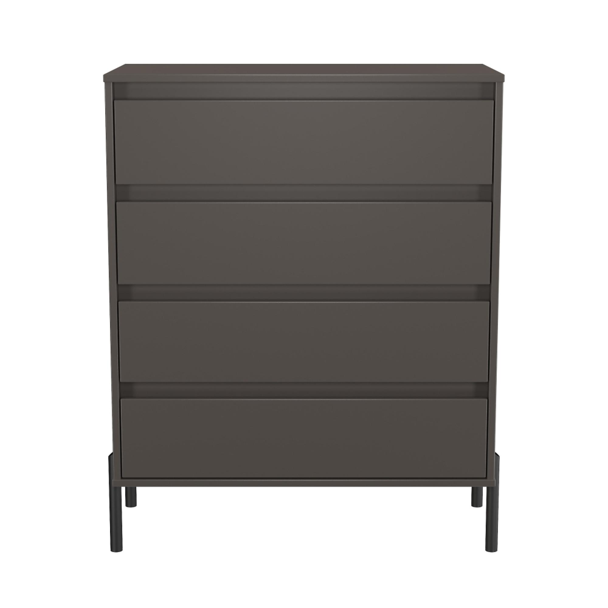 Leona Chest - 4 Drawer - Graphite