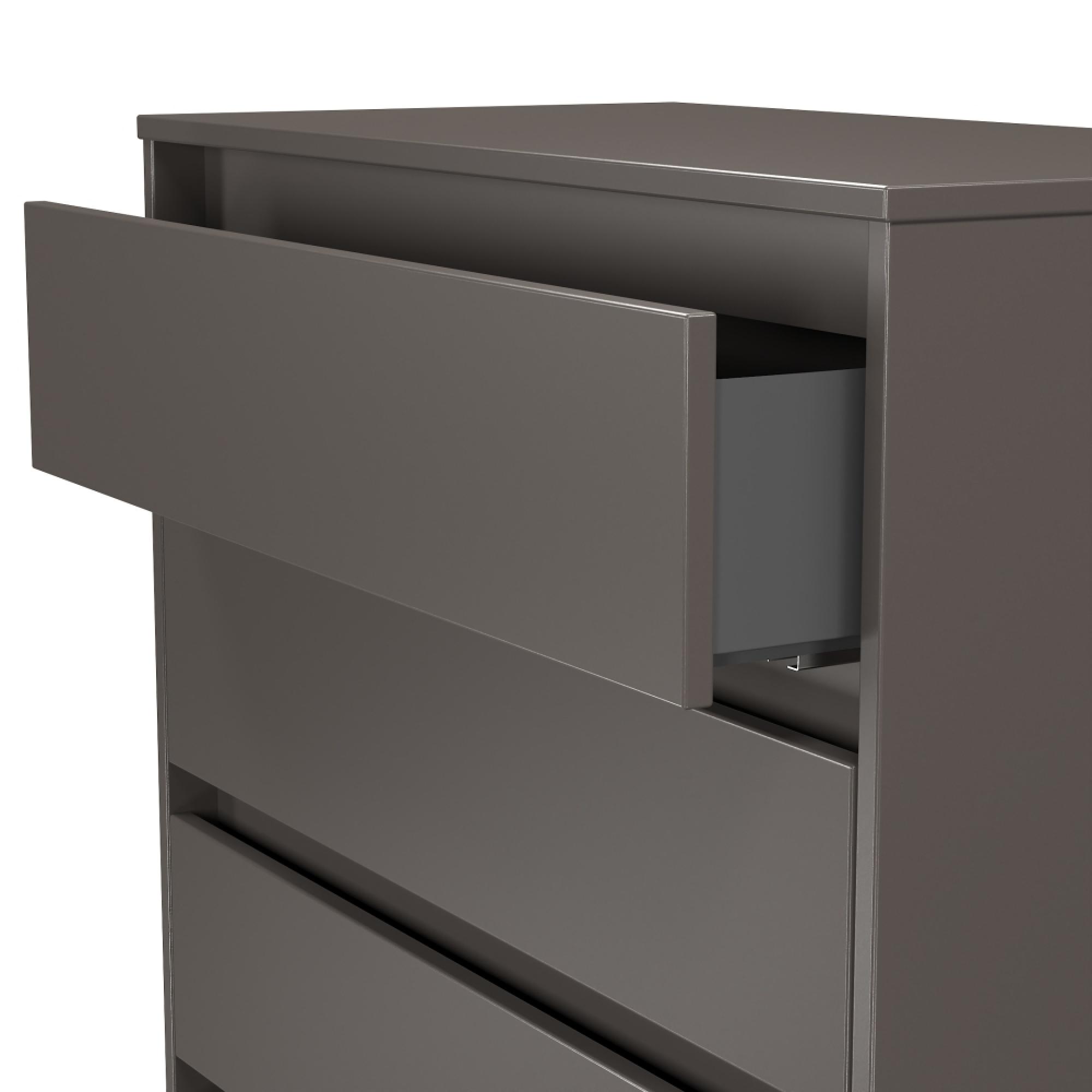 Leona Chest - 4 Drawer - Graphite