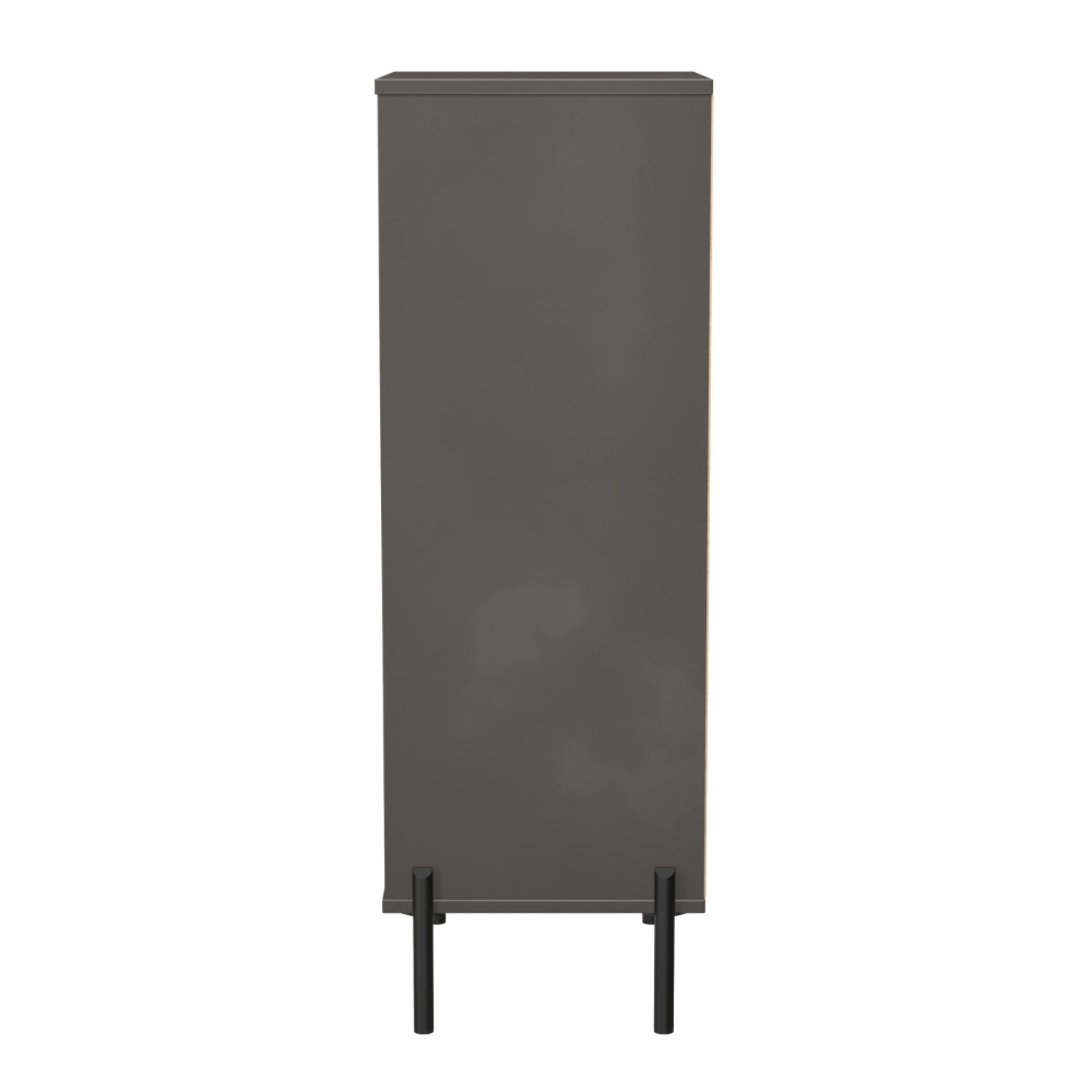 Leona Chest - 5 Drawer - Narrow - Graphite