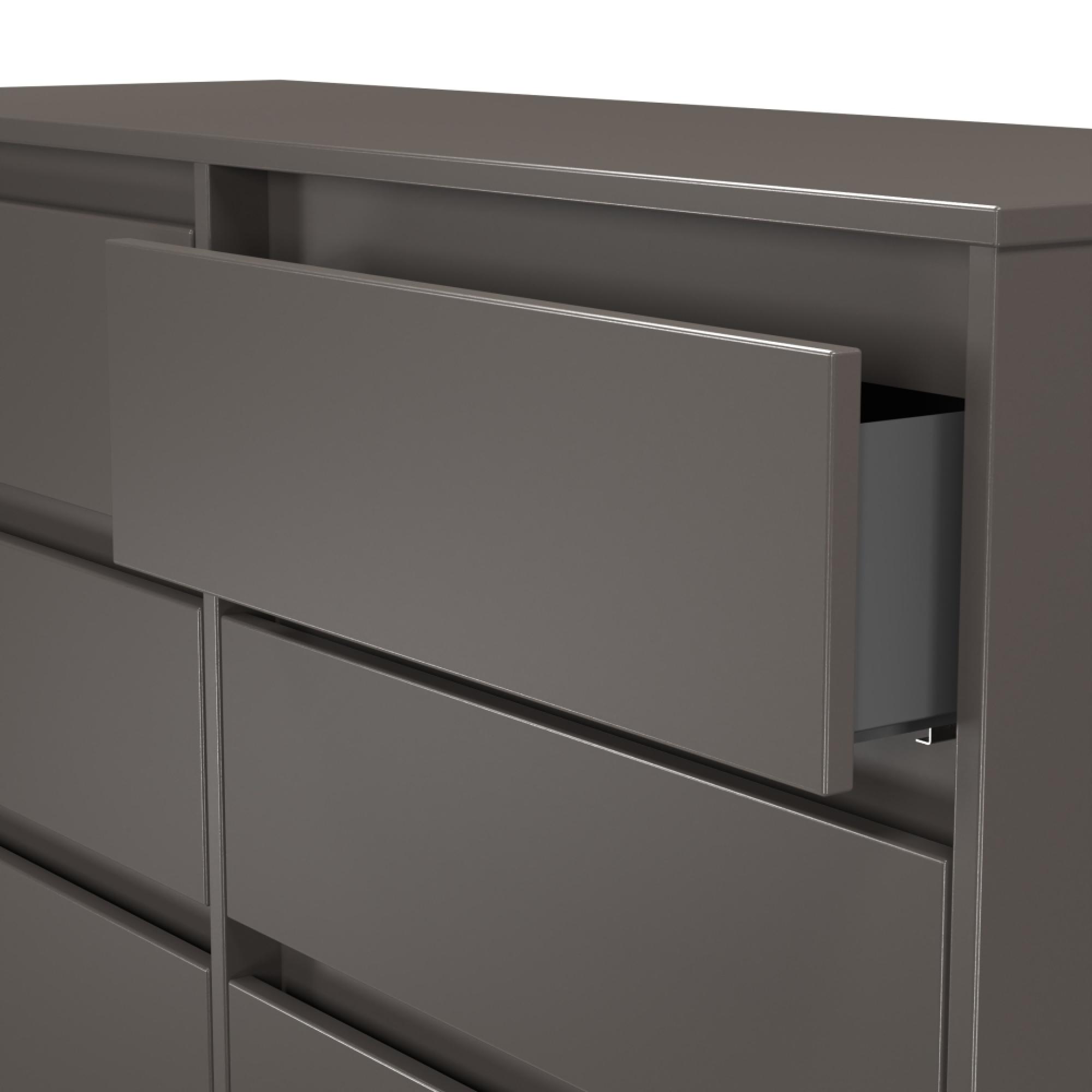 Leona Chest - 6 Drawer - Midi - Graphite