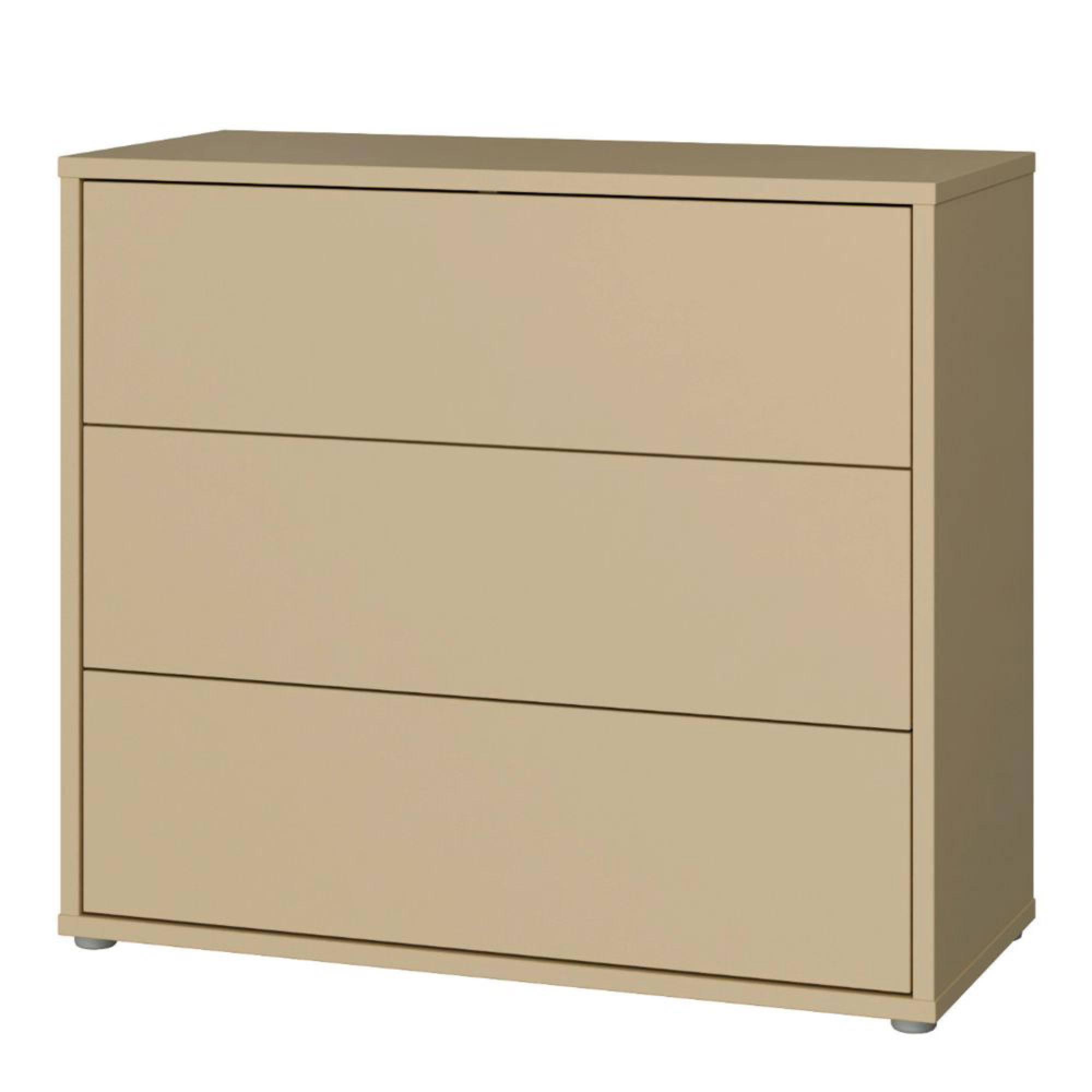 Alice Springs Chest - 3 Drawer - Butter Yellow