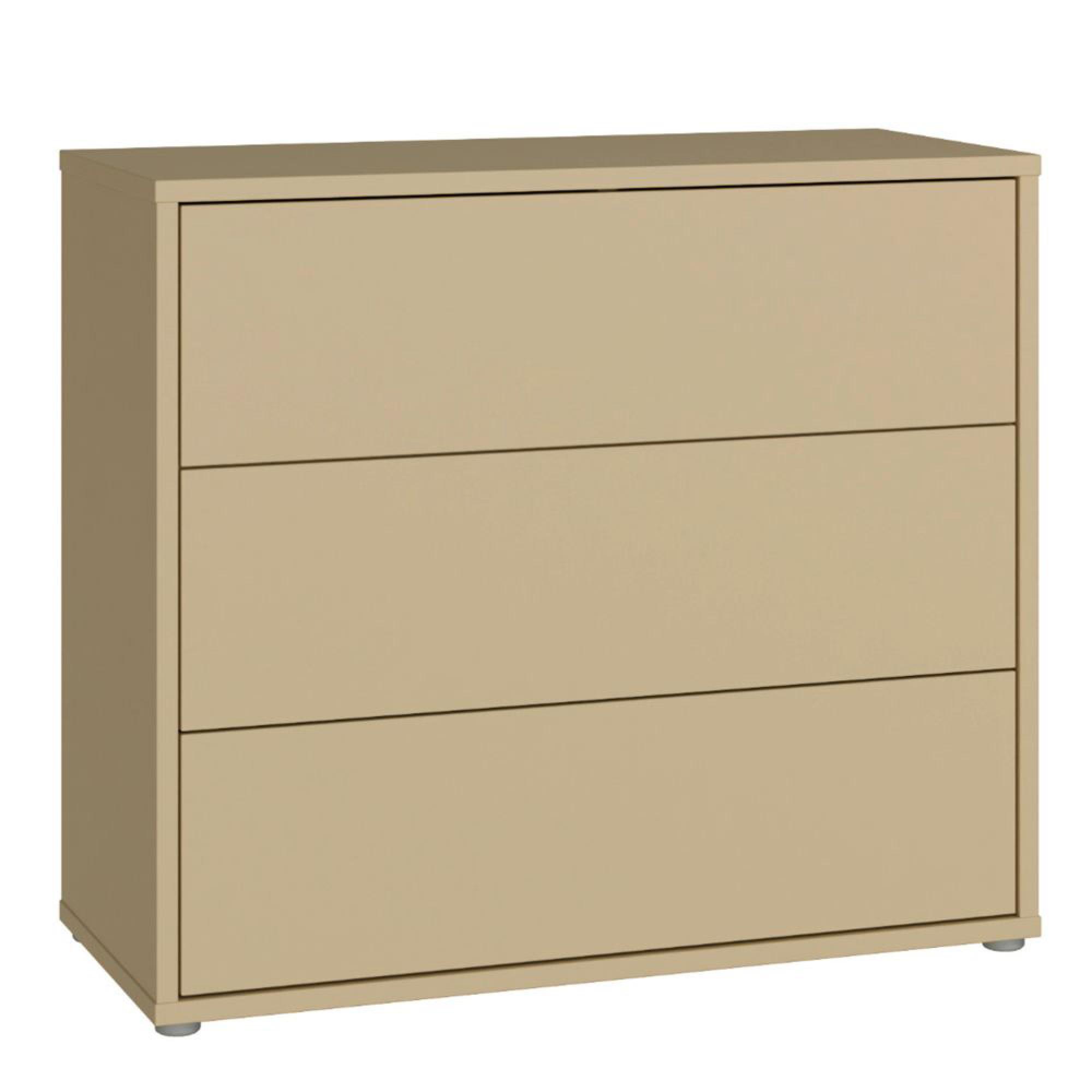 Alice Springs Chest - 3 Drawer - Butter Yellow