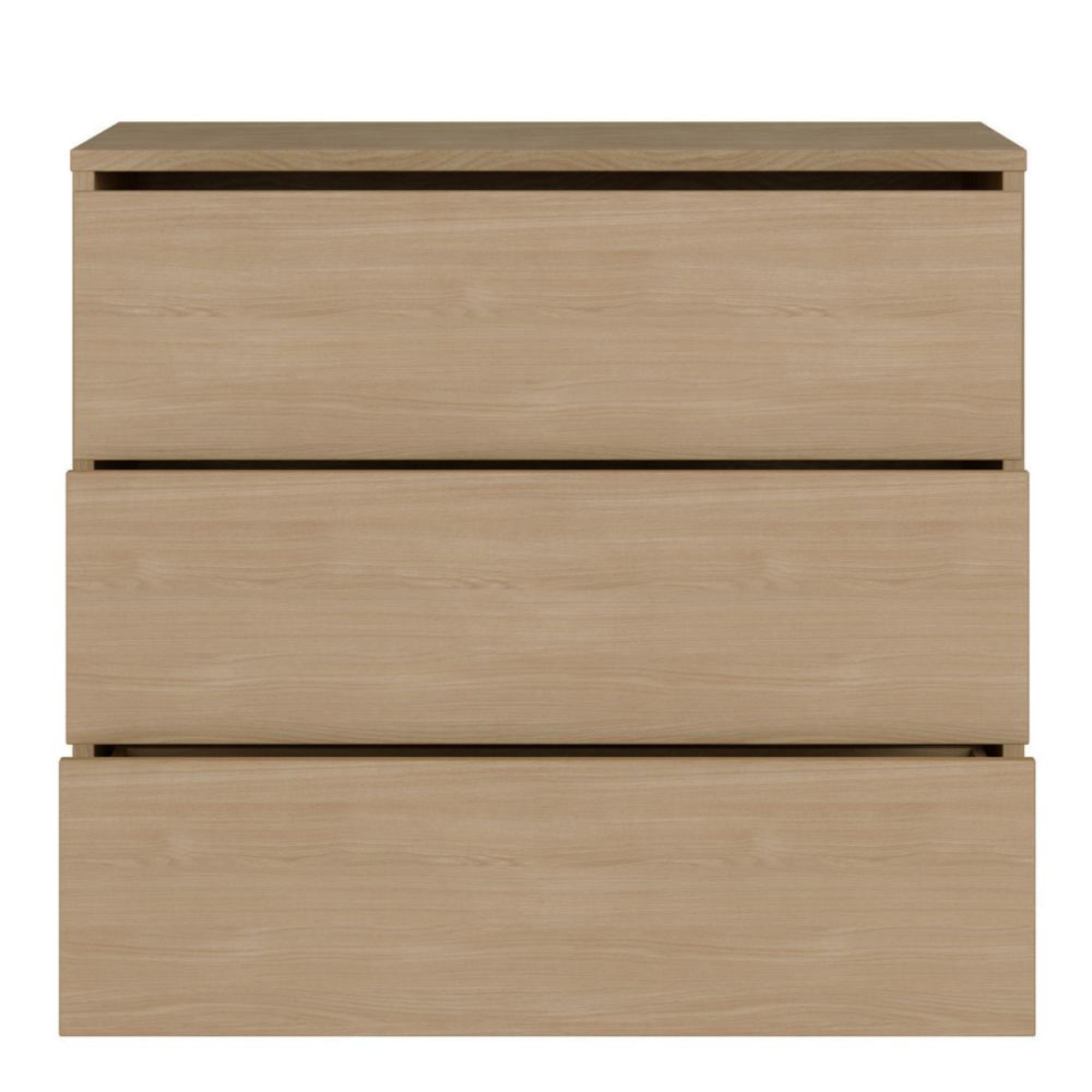 Alice Springs Chest - 3 Drawer - Elegancia Oak