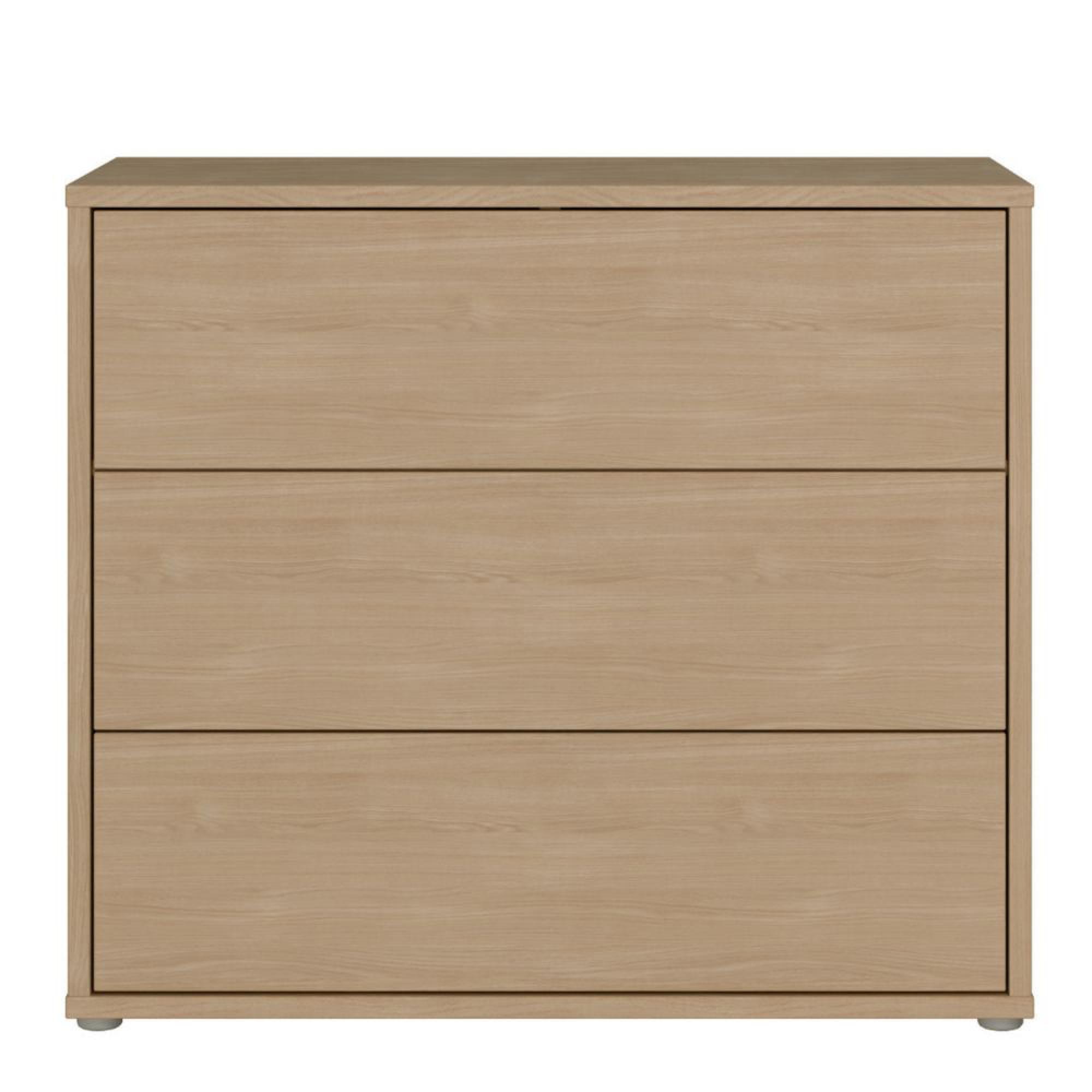 Alice Springs Chest - 3 Drawer - Elegancia Oak