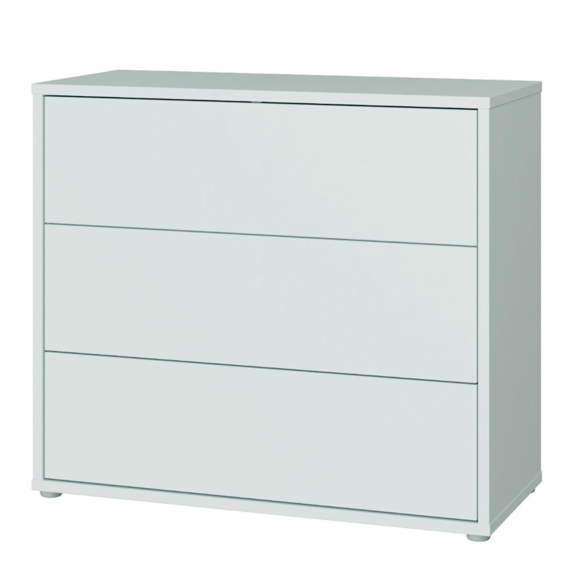 Alice Springs Chest - 3 Drawer - Light Grey