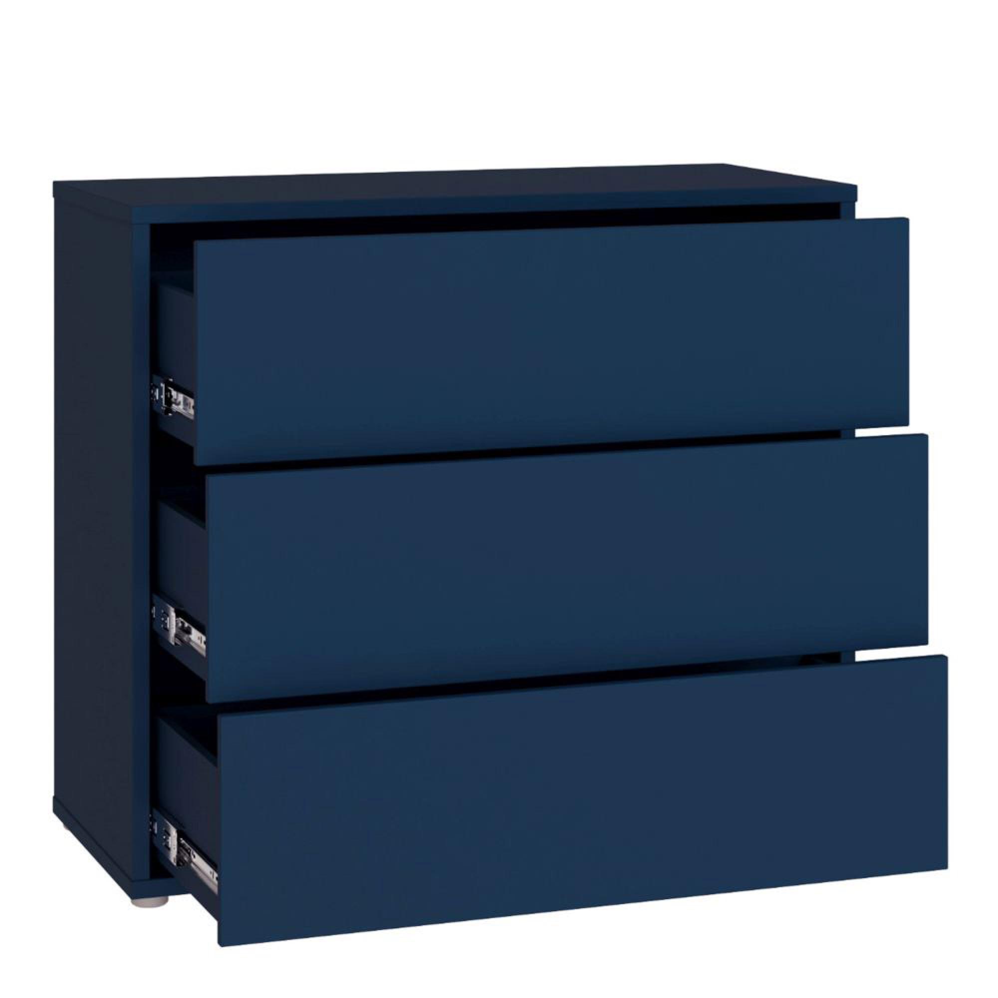 Alice Springs Chest - 3 Drawer - Night Blue