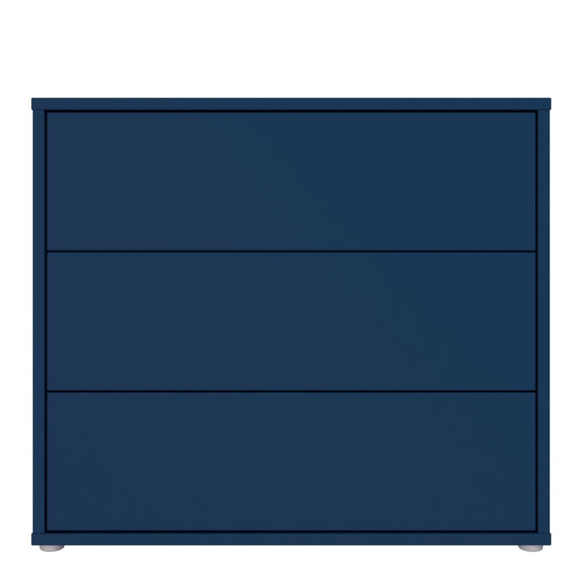 Alice Springs Chest - 3 Drawer - Night Blue