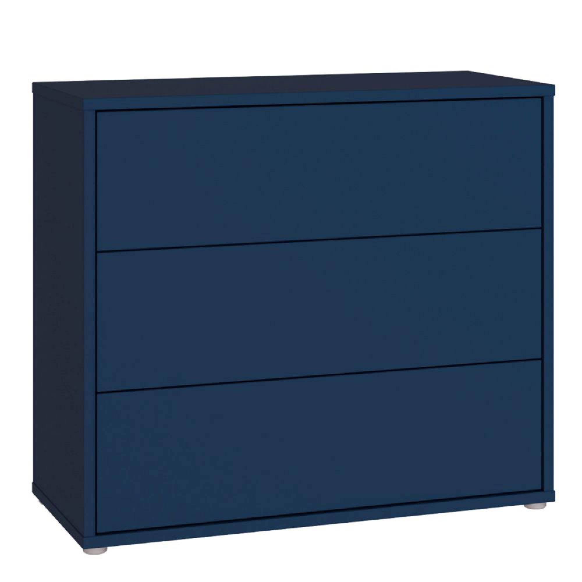 Alice Springs Chest - 3 Drawer - Night Blue
