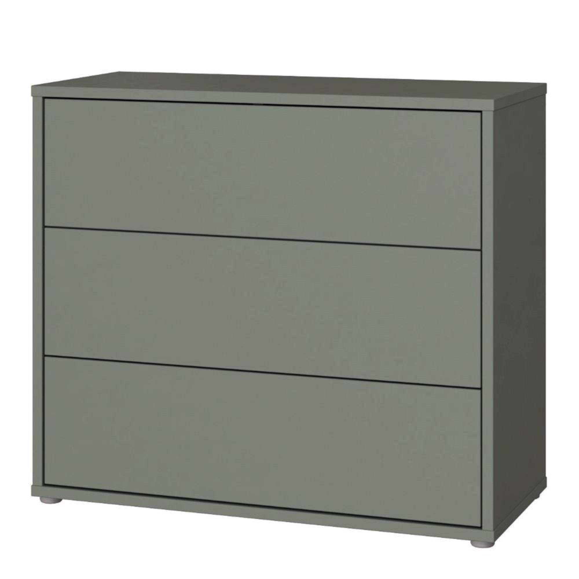 Alice Springs Chest - 3 Drawer - Sage Green