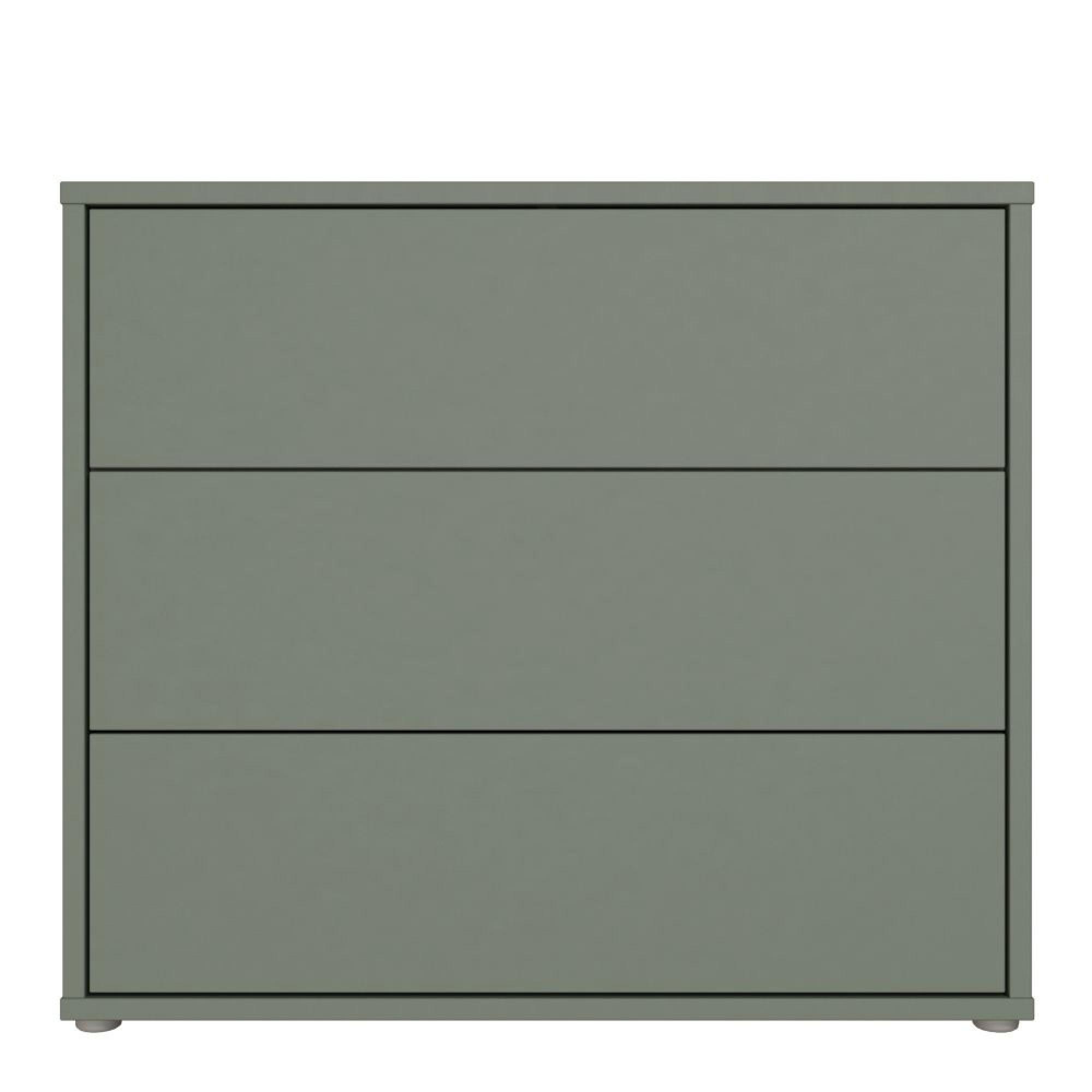 Alice Springs Chest - 3 Drawer - Sage Green