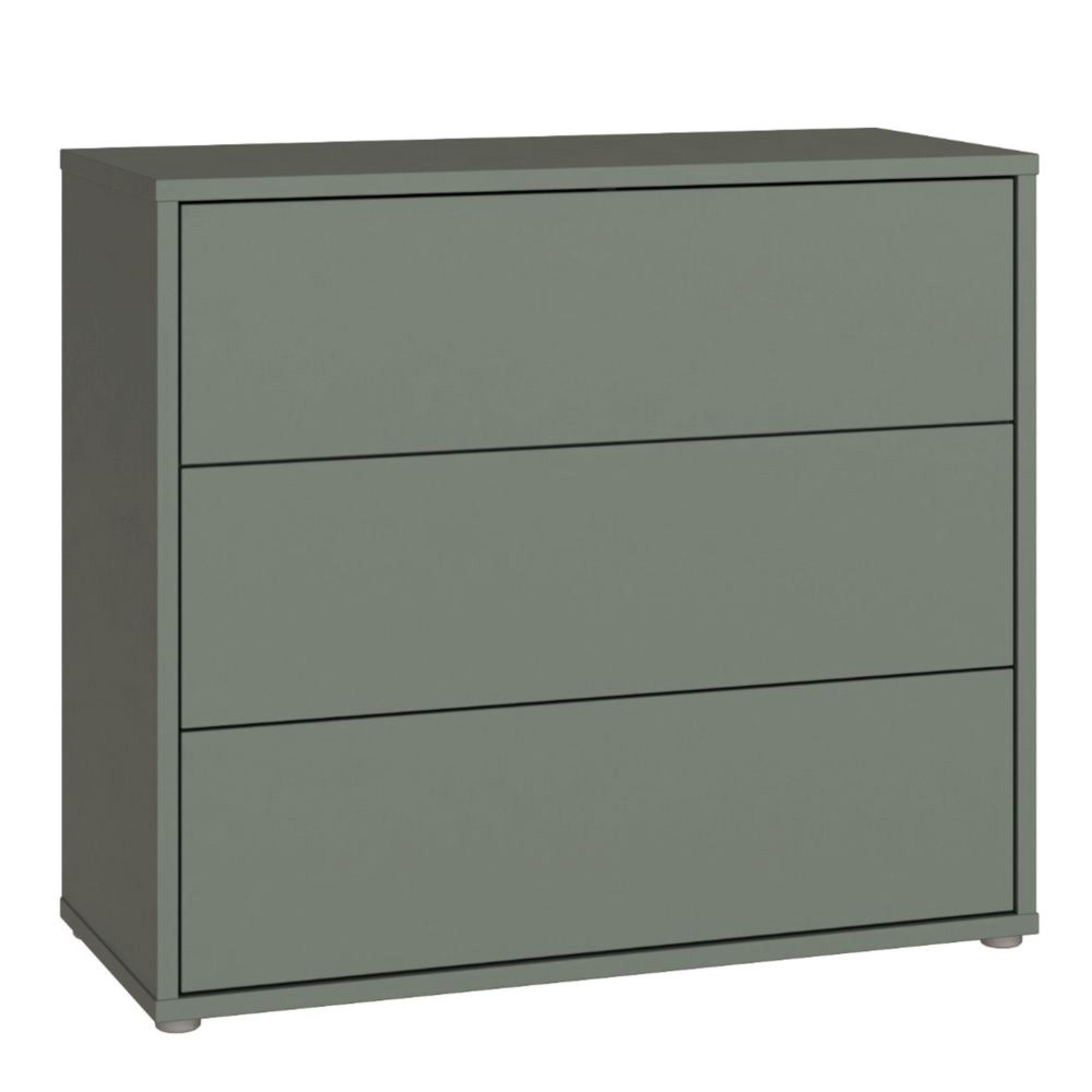 Alice Springs Chest - 3 Drawer - Sage Green
