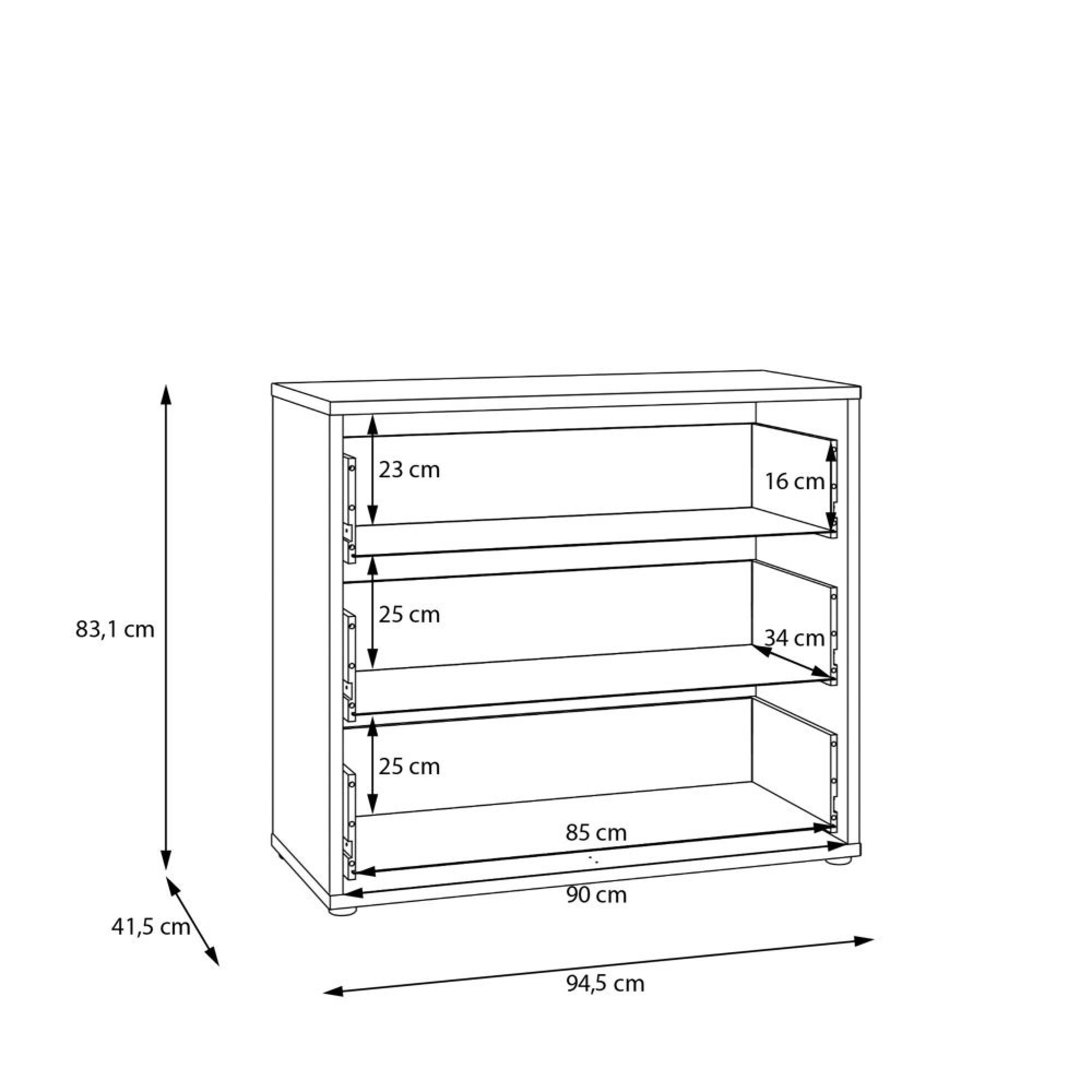 Alice Springs Chest - 3 Drawer - Sage Green