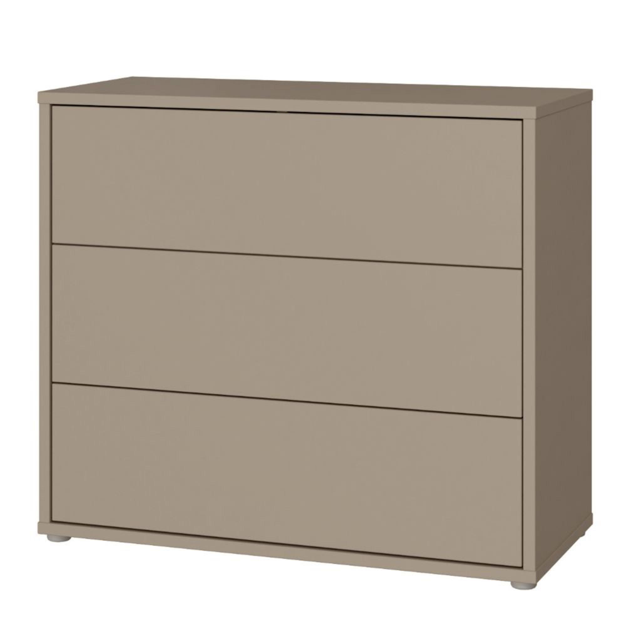 Alice Springs Chest - 3 Drawer - Taupe