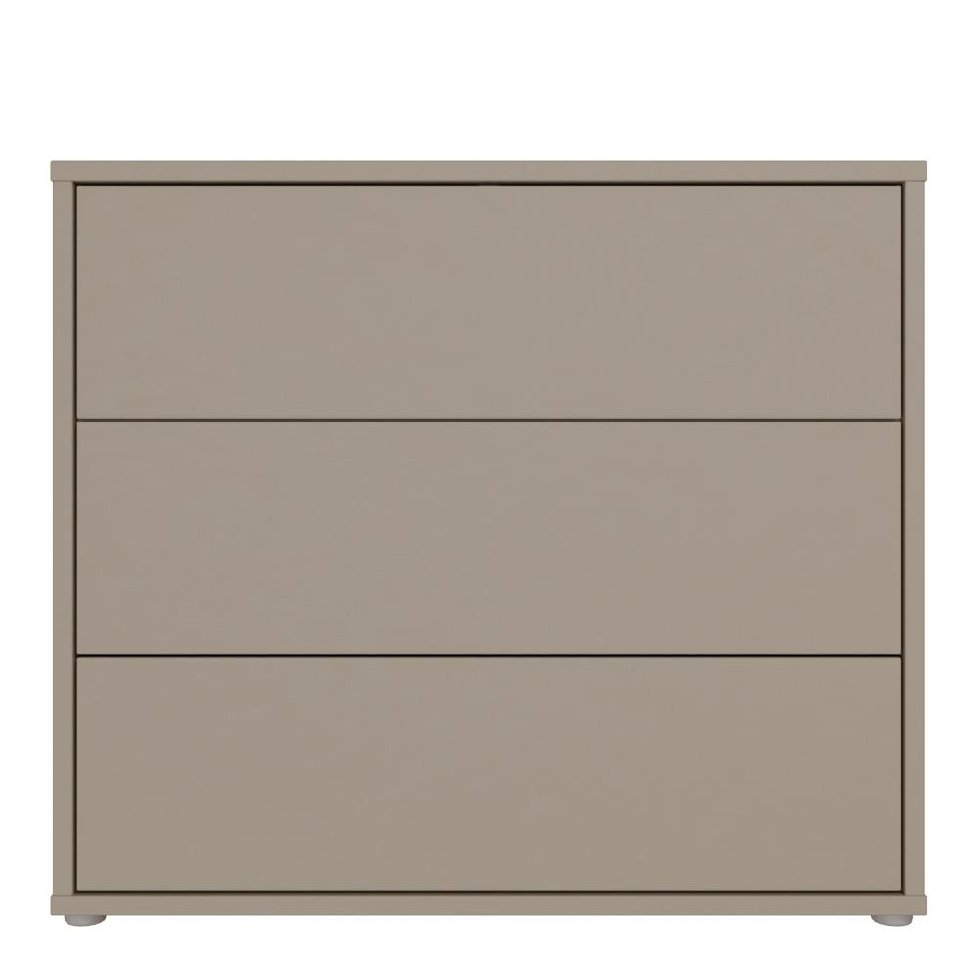 Alice Springs Chest - 3 Drawer - Taupe