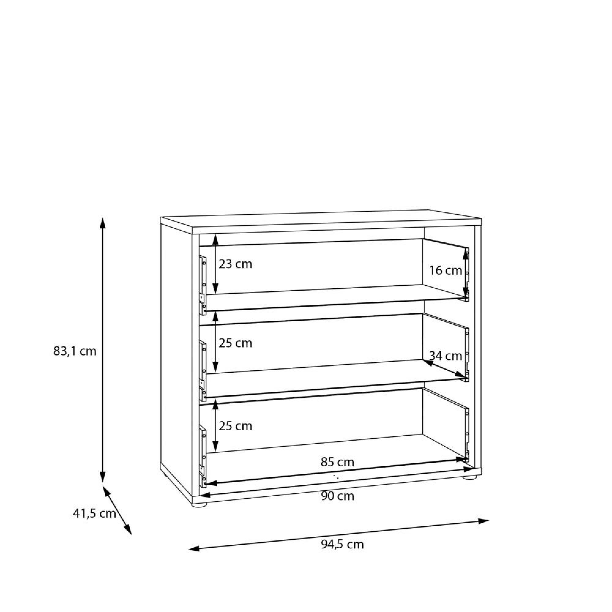 Alice Springs Chest - 3 Drawer - Terracotta