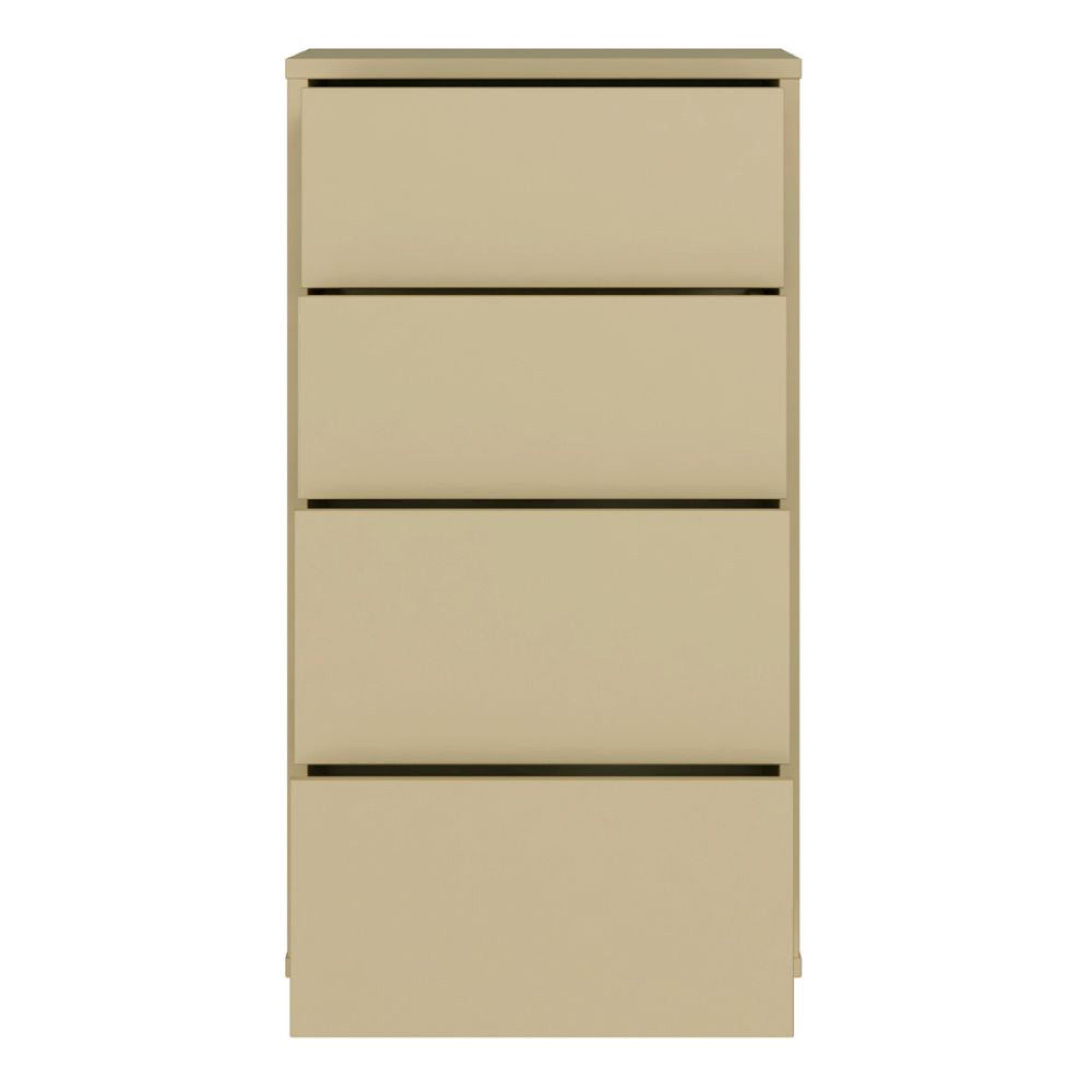 Alice Springs Chest - 4 Drawer - Tall - Butter Yellow