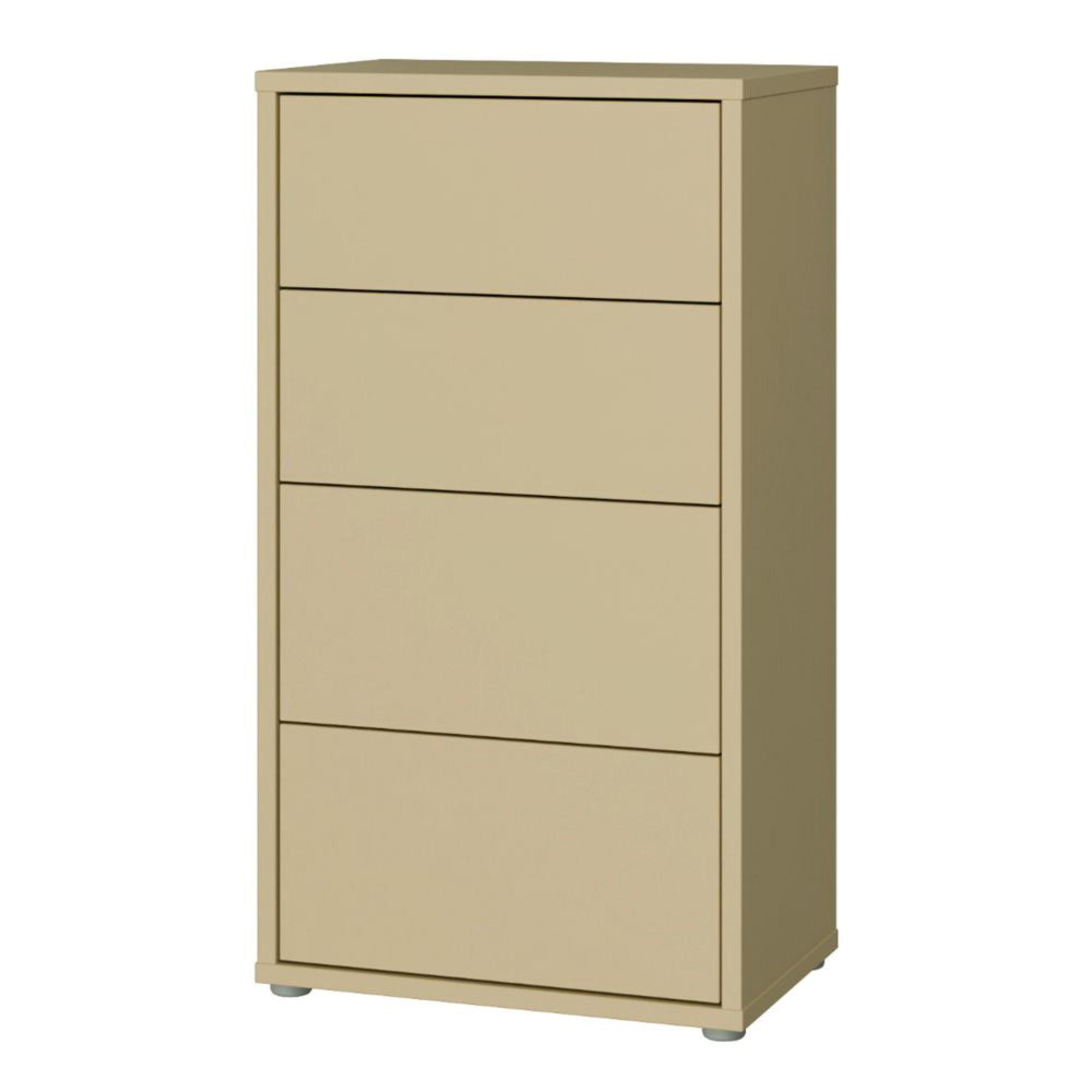 Alice Springs Chest - 4 Drawer - Tall - Butter Yellow